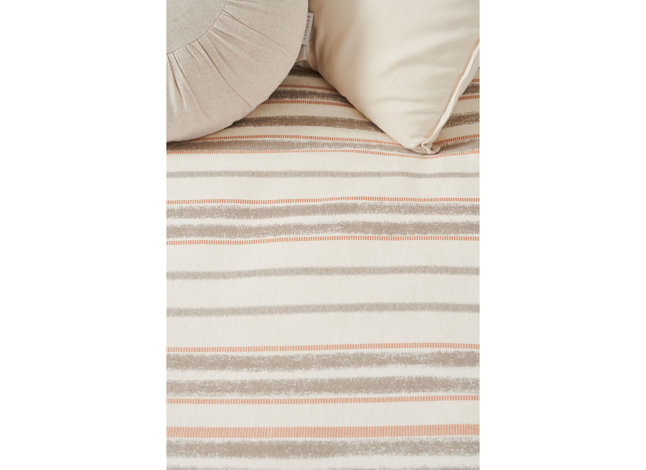 Detailfoto - Dekbedovertrek Austin 240x200/220cm - flanel - beige
