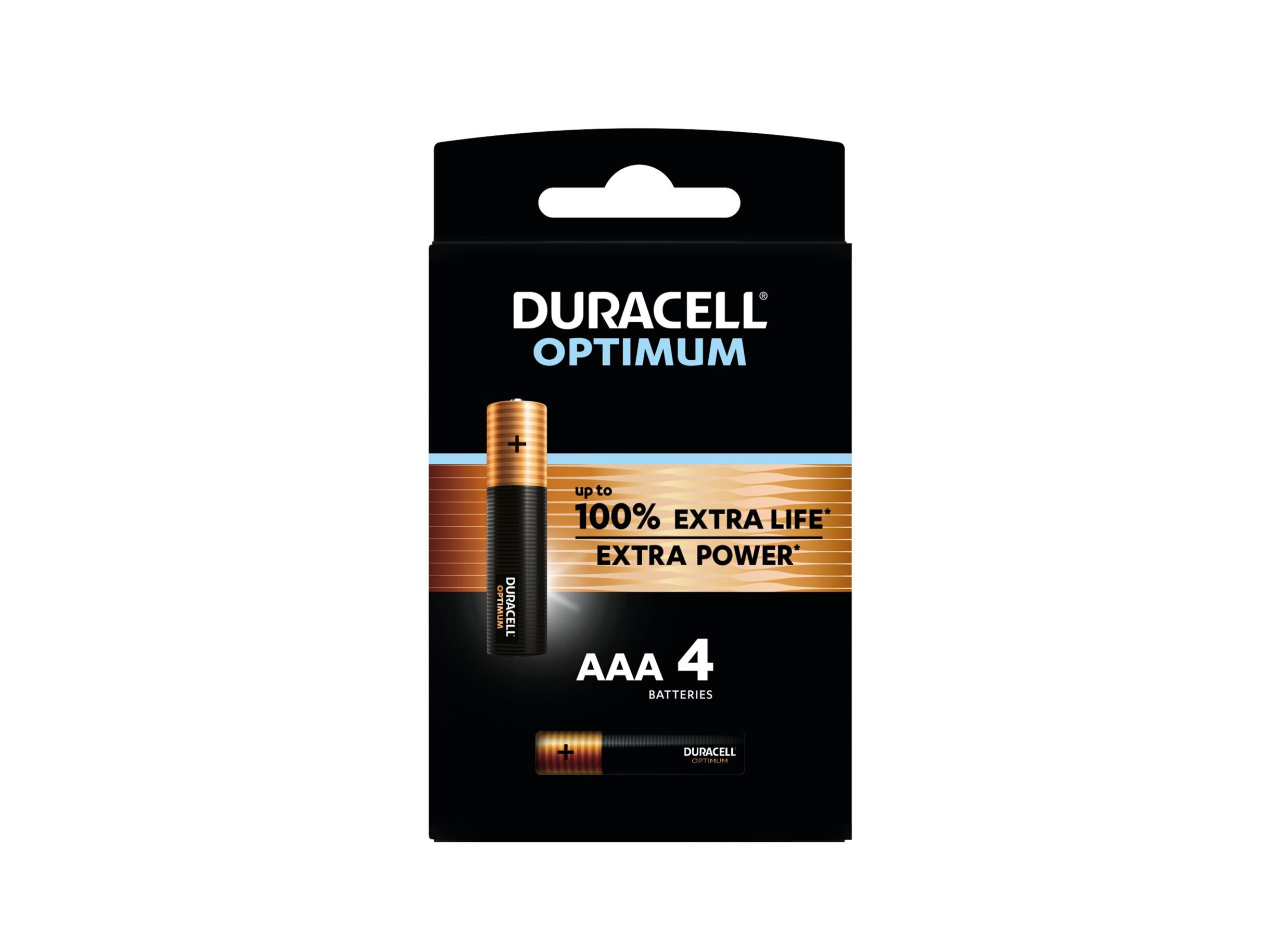 Batterij Duracell alka optimum AAA 1,5V