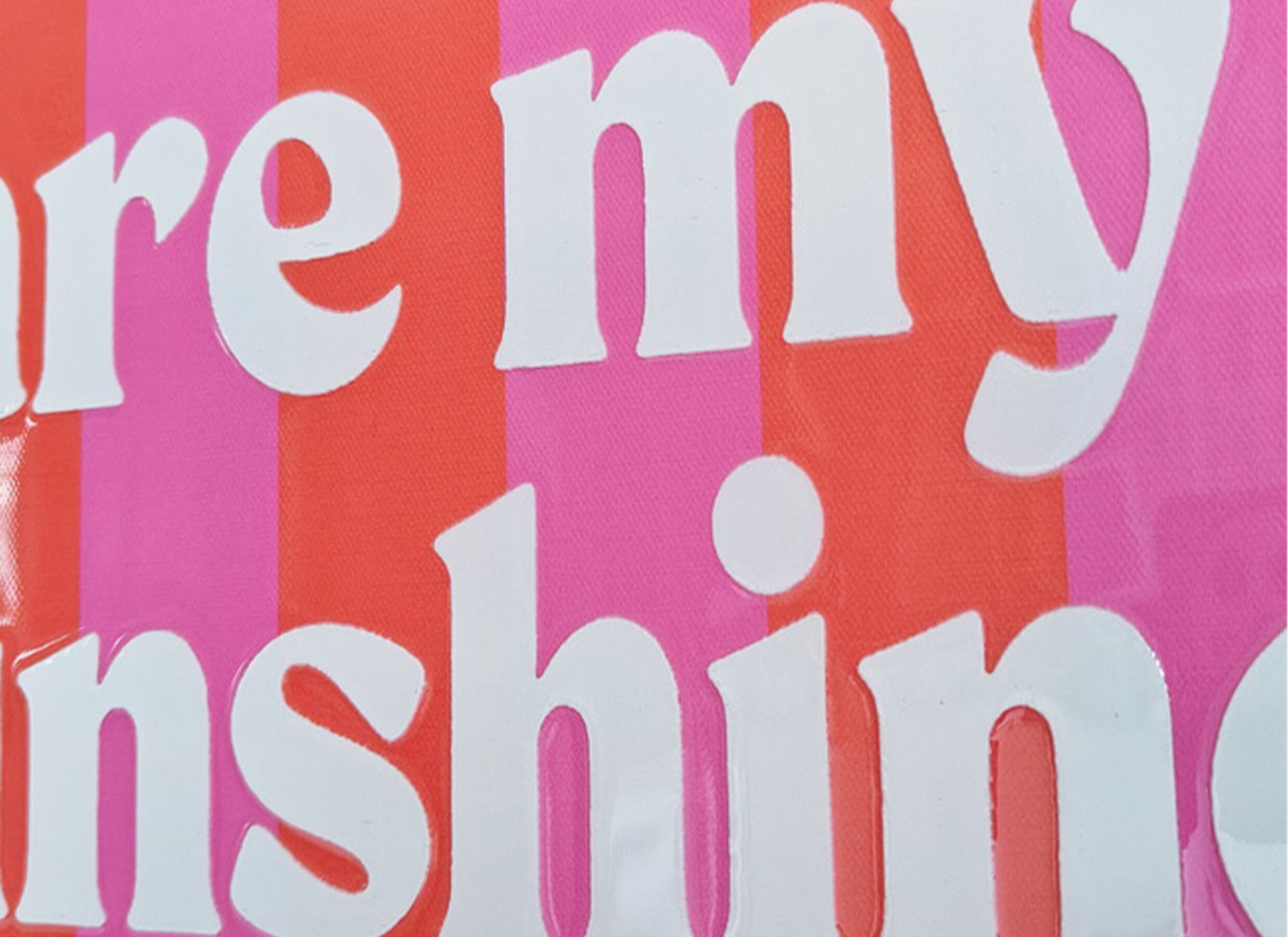 Detailfoto - Print op canvas Sunshine 45x60cm - resin coating