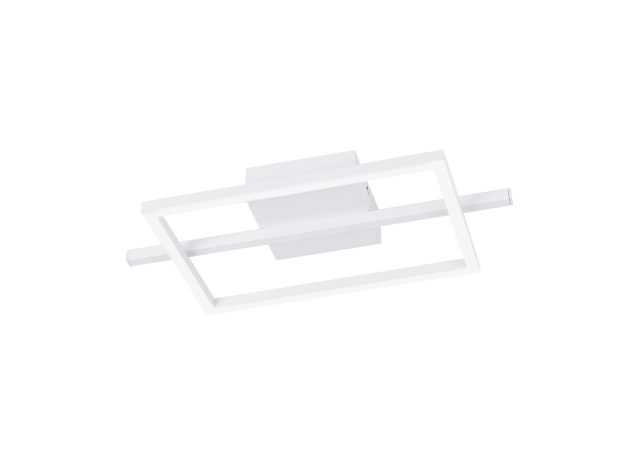 Hoofdfoto - Plafondlamp Amandolo 40x20cm 17W LED aluminium wit