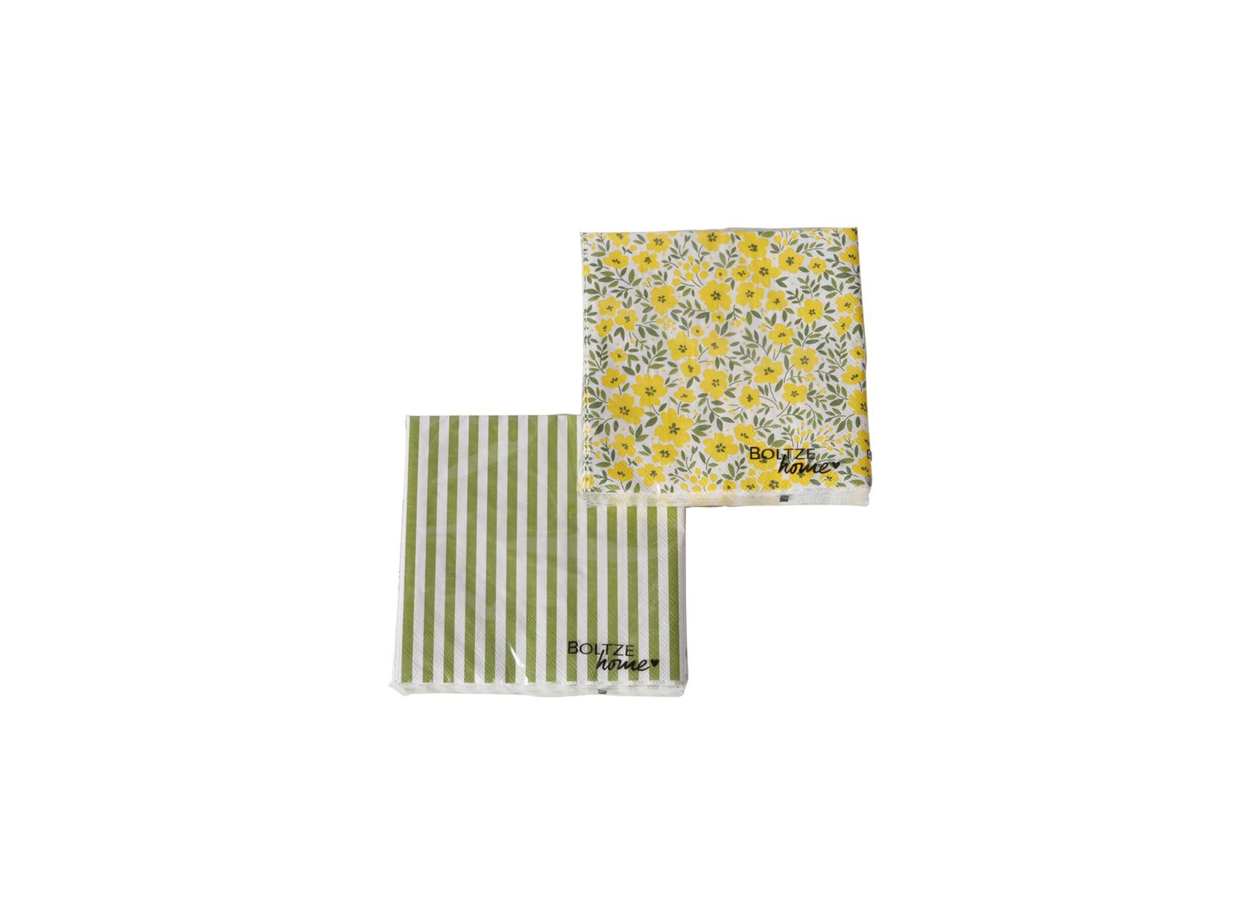 Serviette Mayla 17x17cm multicolore - Serviette Mayla 17x17cm multicolore, 20 pièces