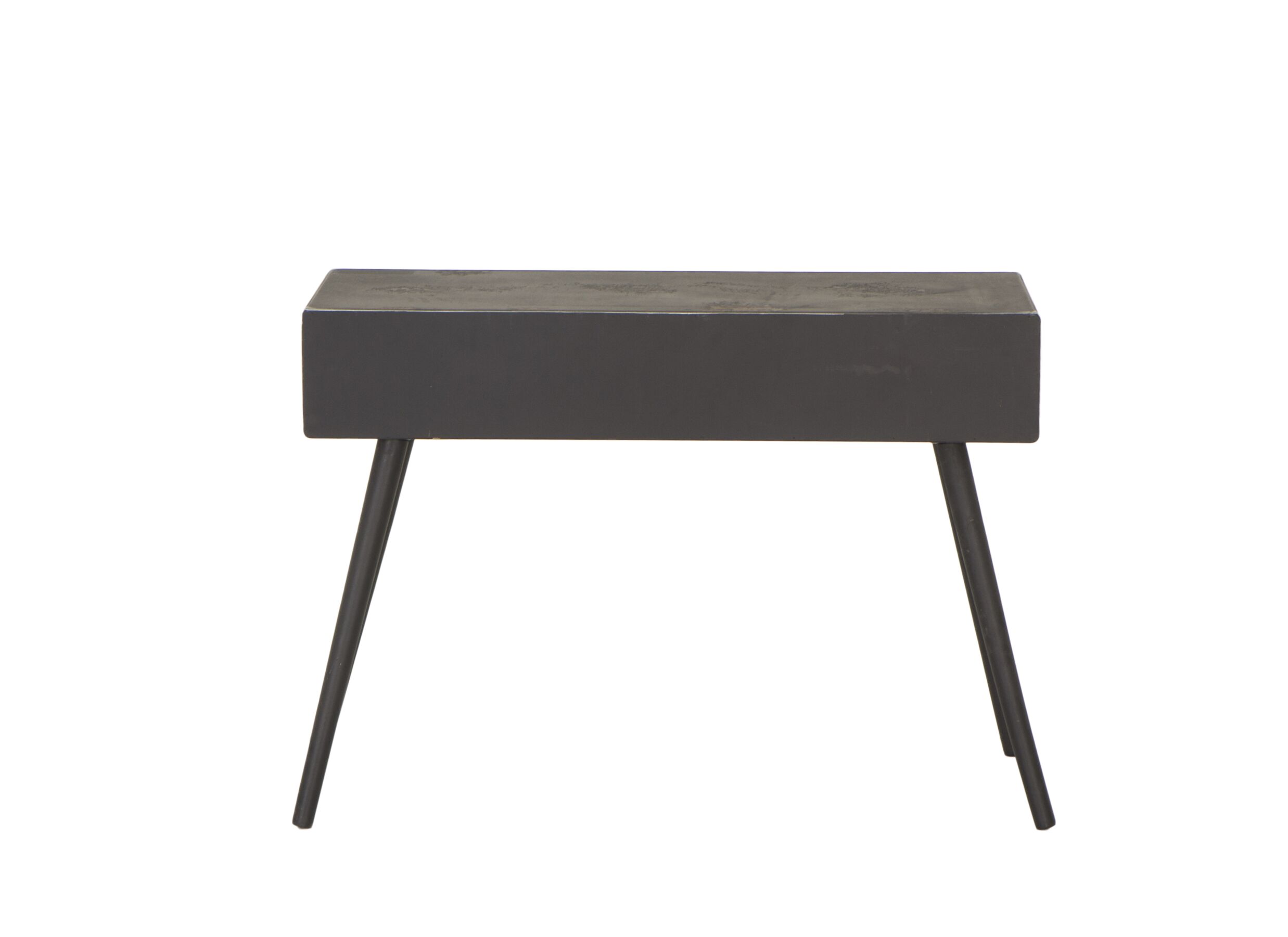 Detail - Console Esperanto 100x42x72cm - sapin massif & décor - naturel/noir