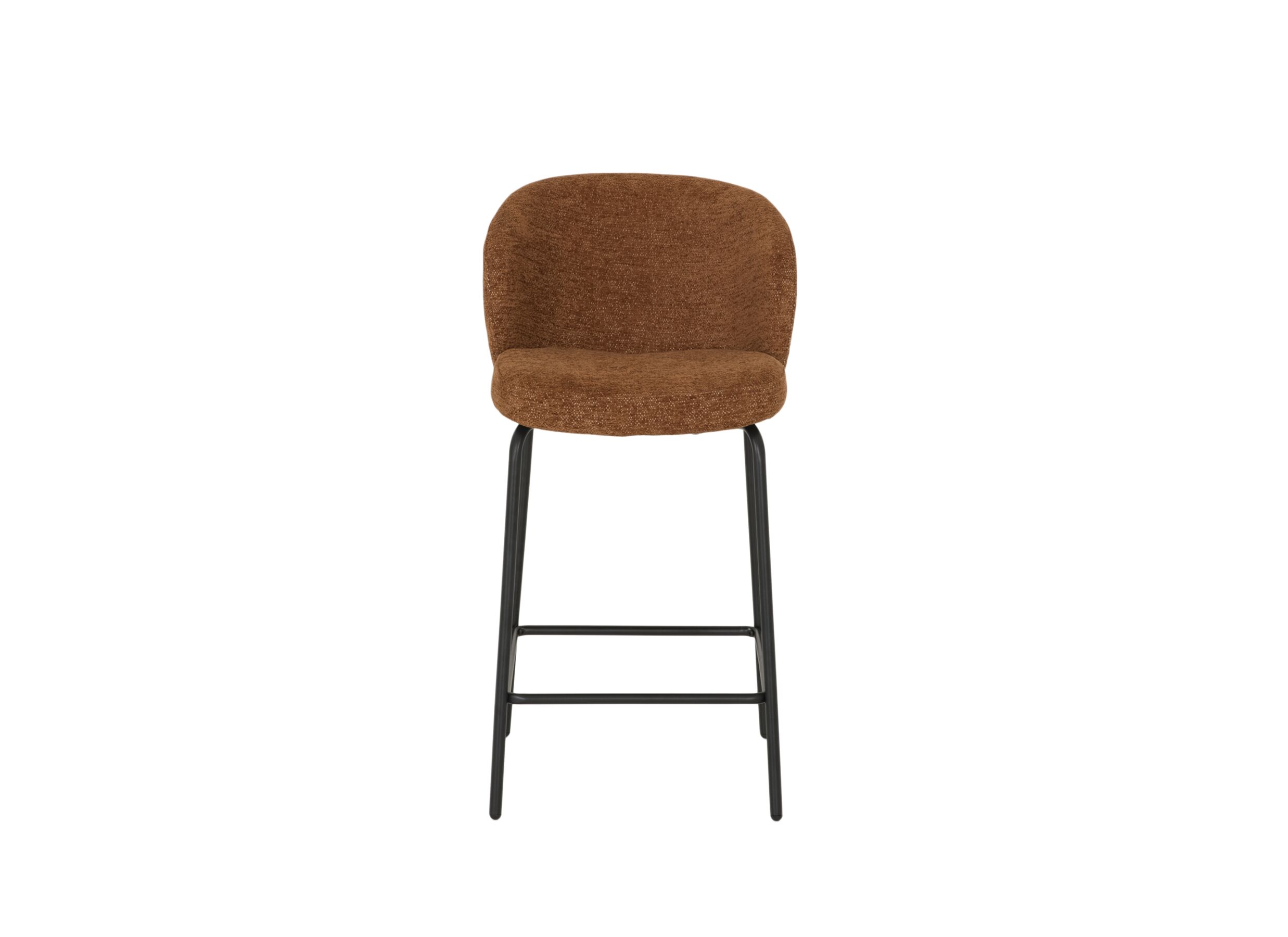 Barstoel Shell ZH65cm - stof - roest