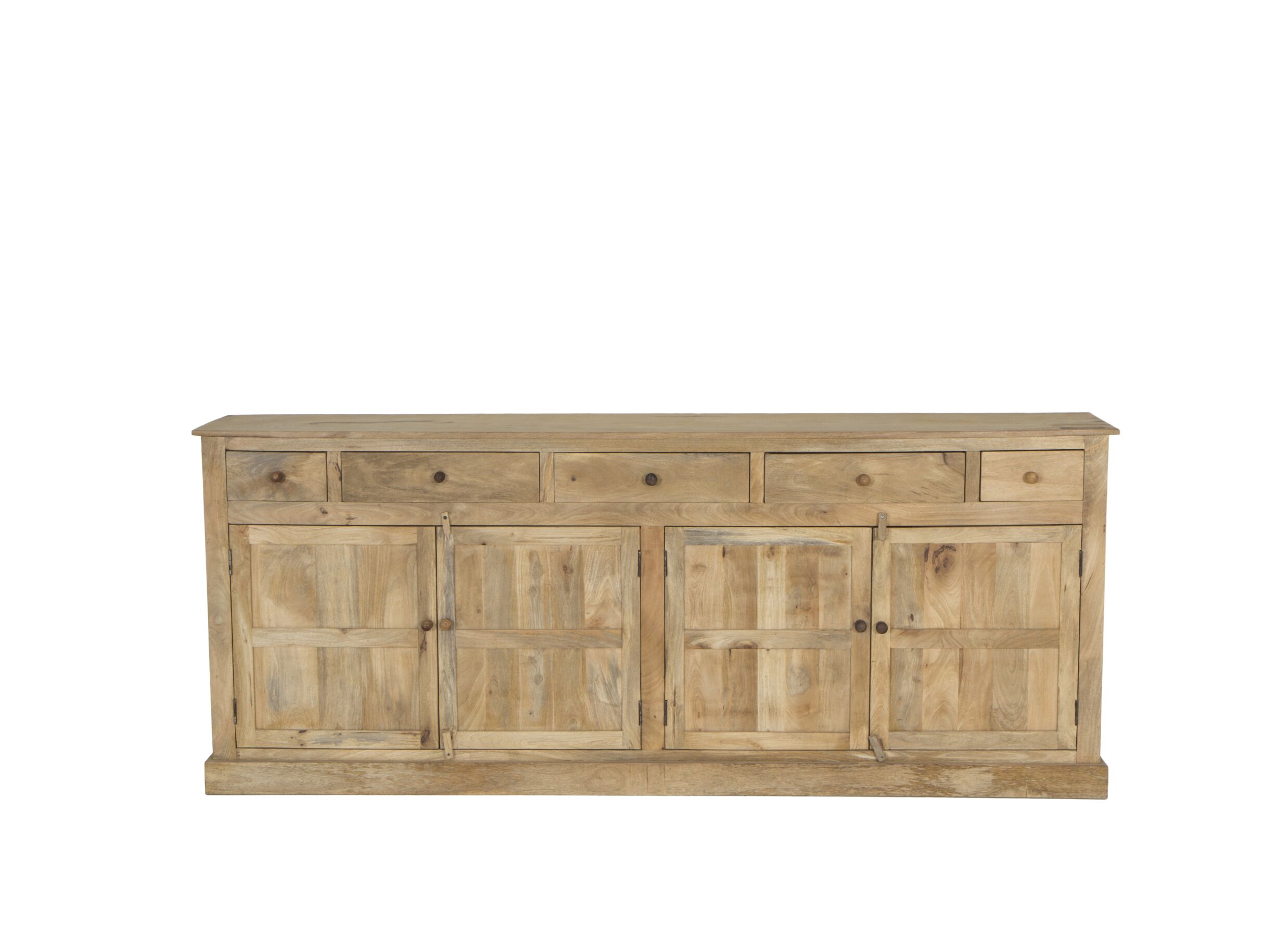 Dressoir Capriccio 237x40cm - mango massief - naturel