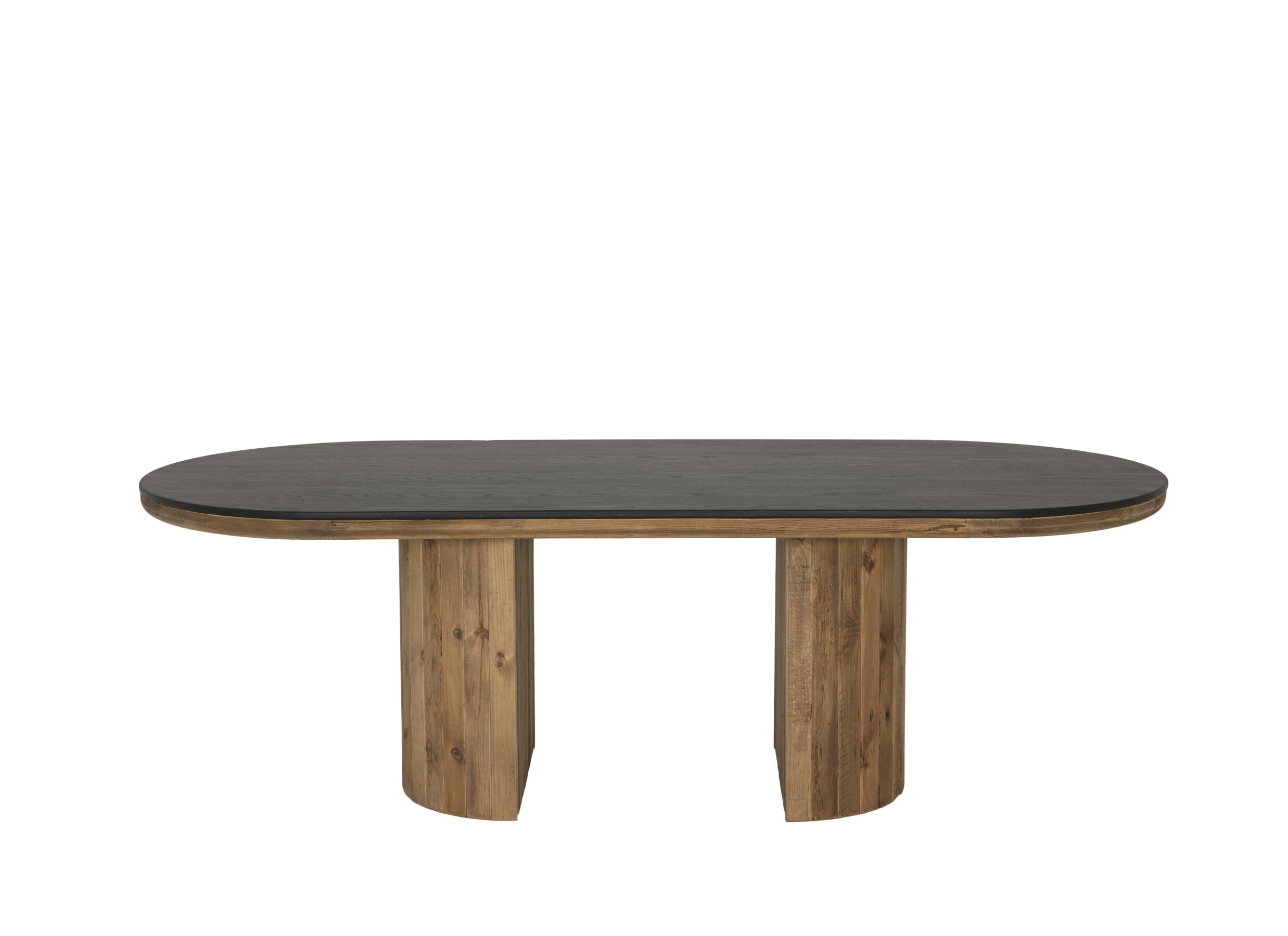 Overzichtsfoto - Tafel Bonanza 240x104cm - gerecycleerd den massief - naturel