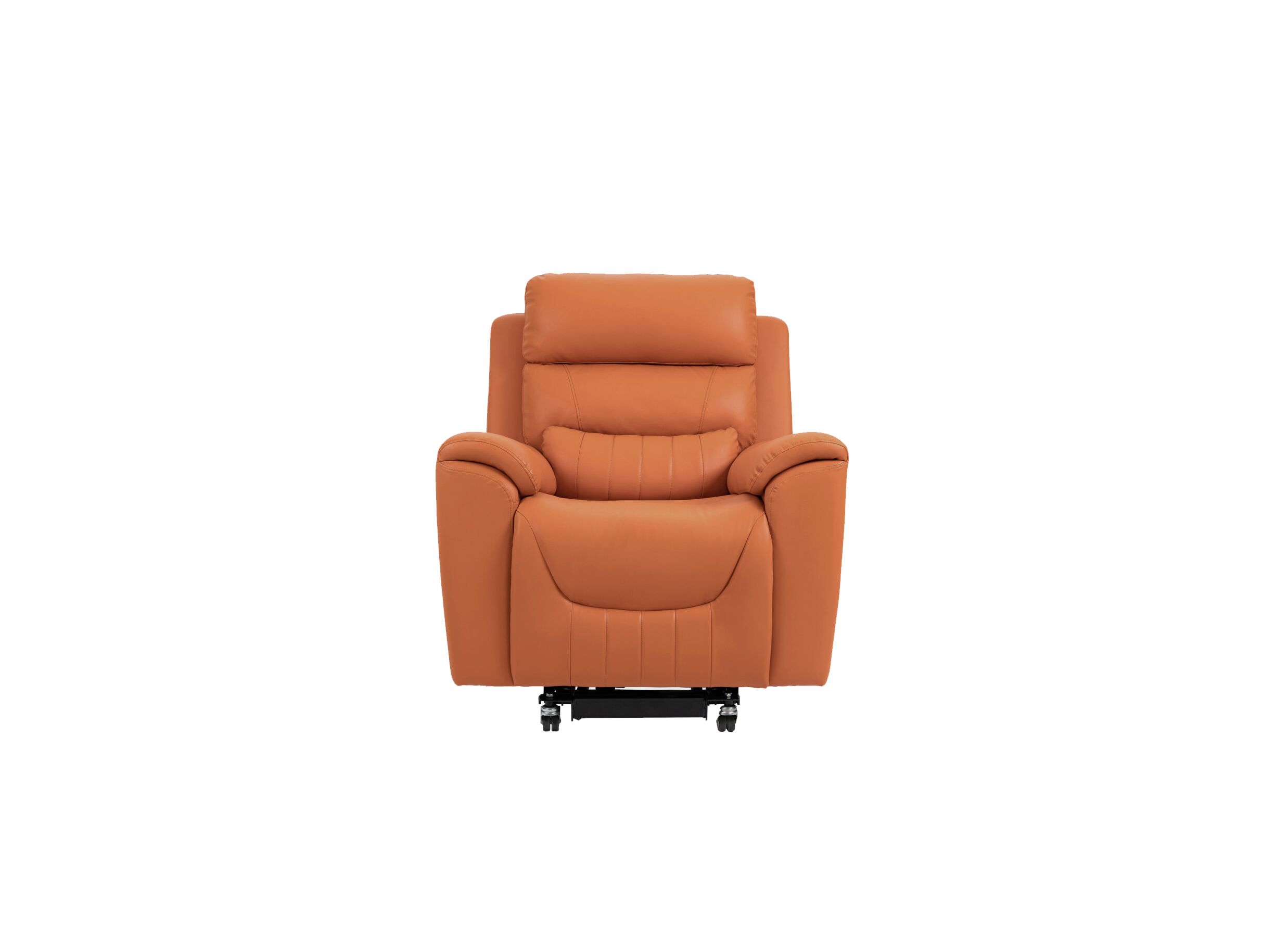 Aperçu - Fauteuil relax Gallery électrique - similicuir - orange