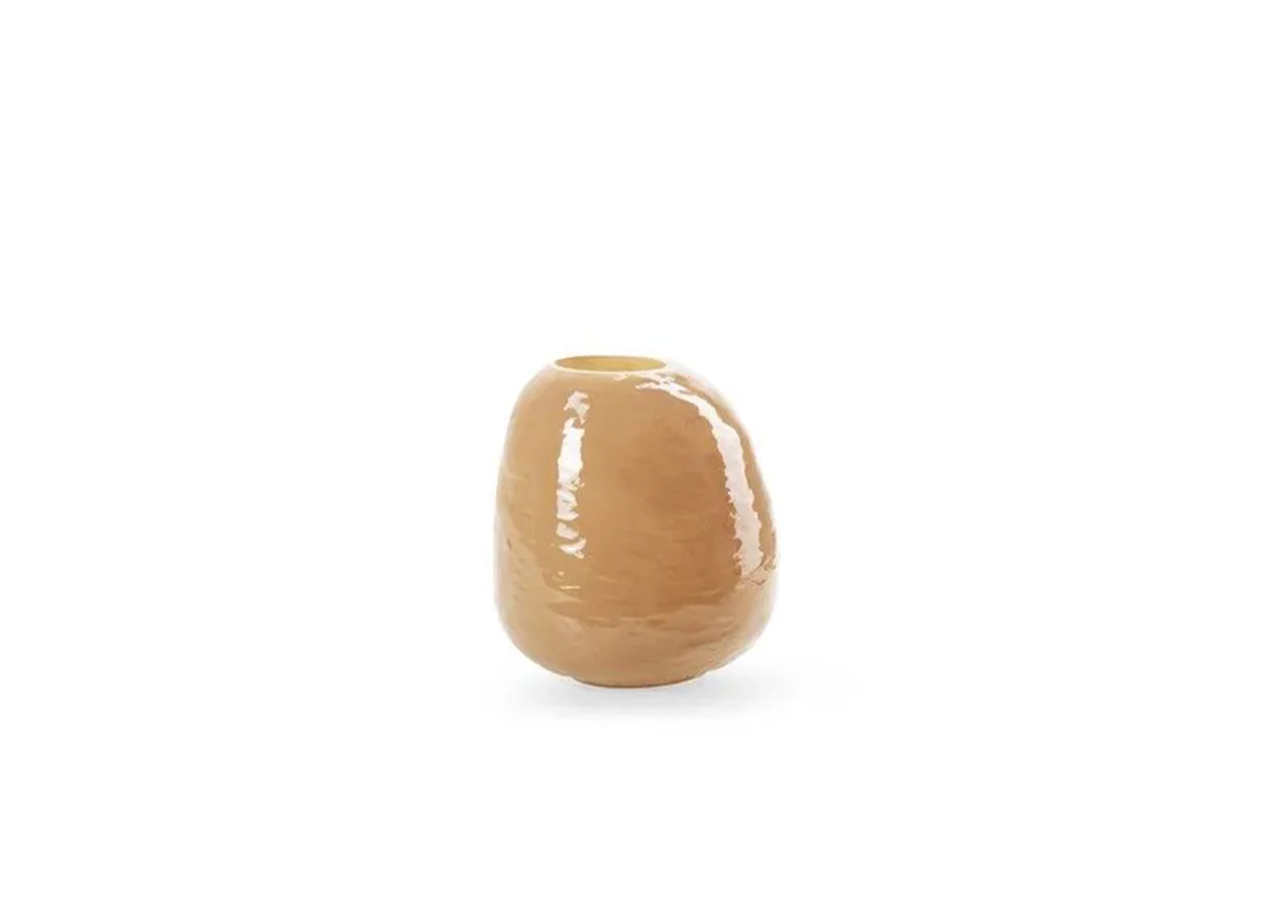 Vaas Fiep H16cm - glas - beige - Vaas Fiep H16cm - glas - beige