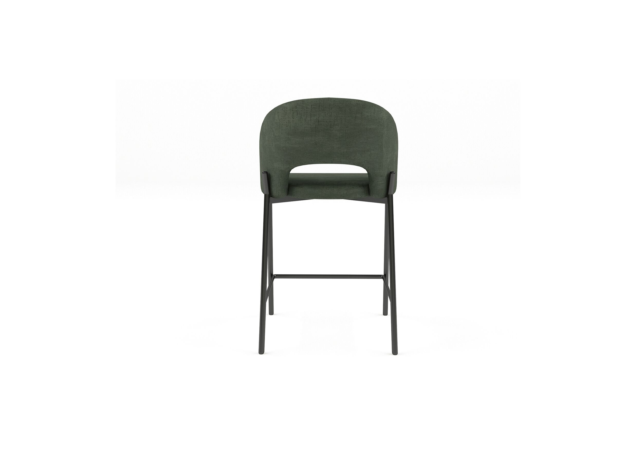 Barstoel Bacchus ZH75,5cm - stof - groen