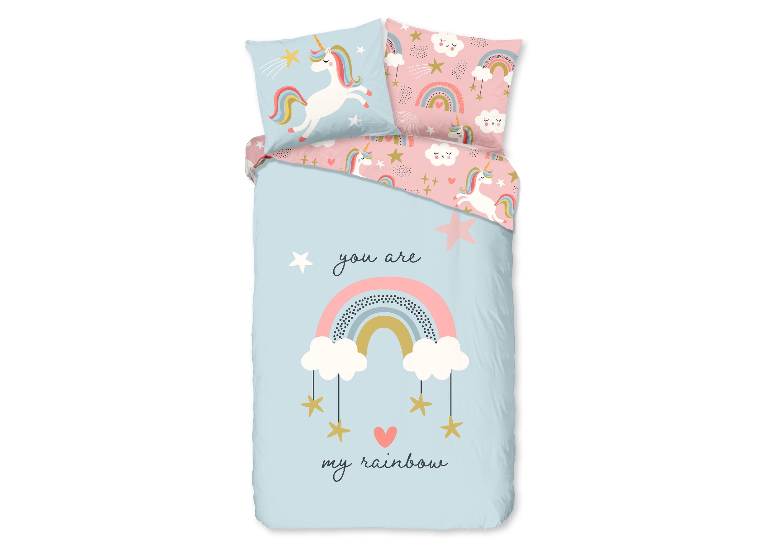 Dekbedovertrek Suus 140x220cm - katoen - multi - Housse de couette Suus 140x220cm - cotton - multi