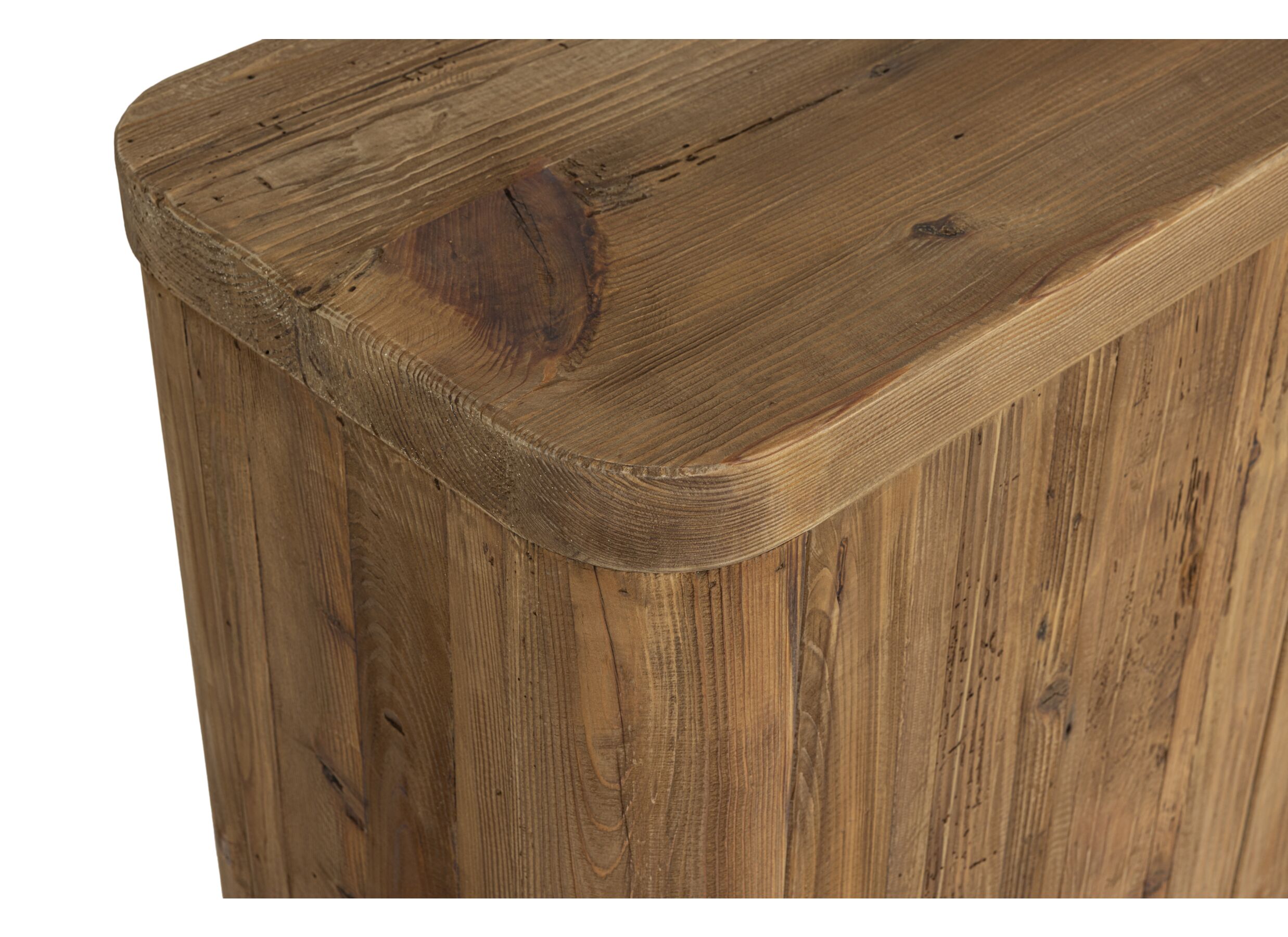 Detail - Buffet Cattaneo 210cm - bois de pin recyclé - naturel