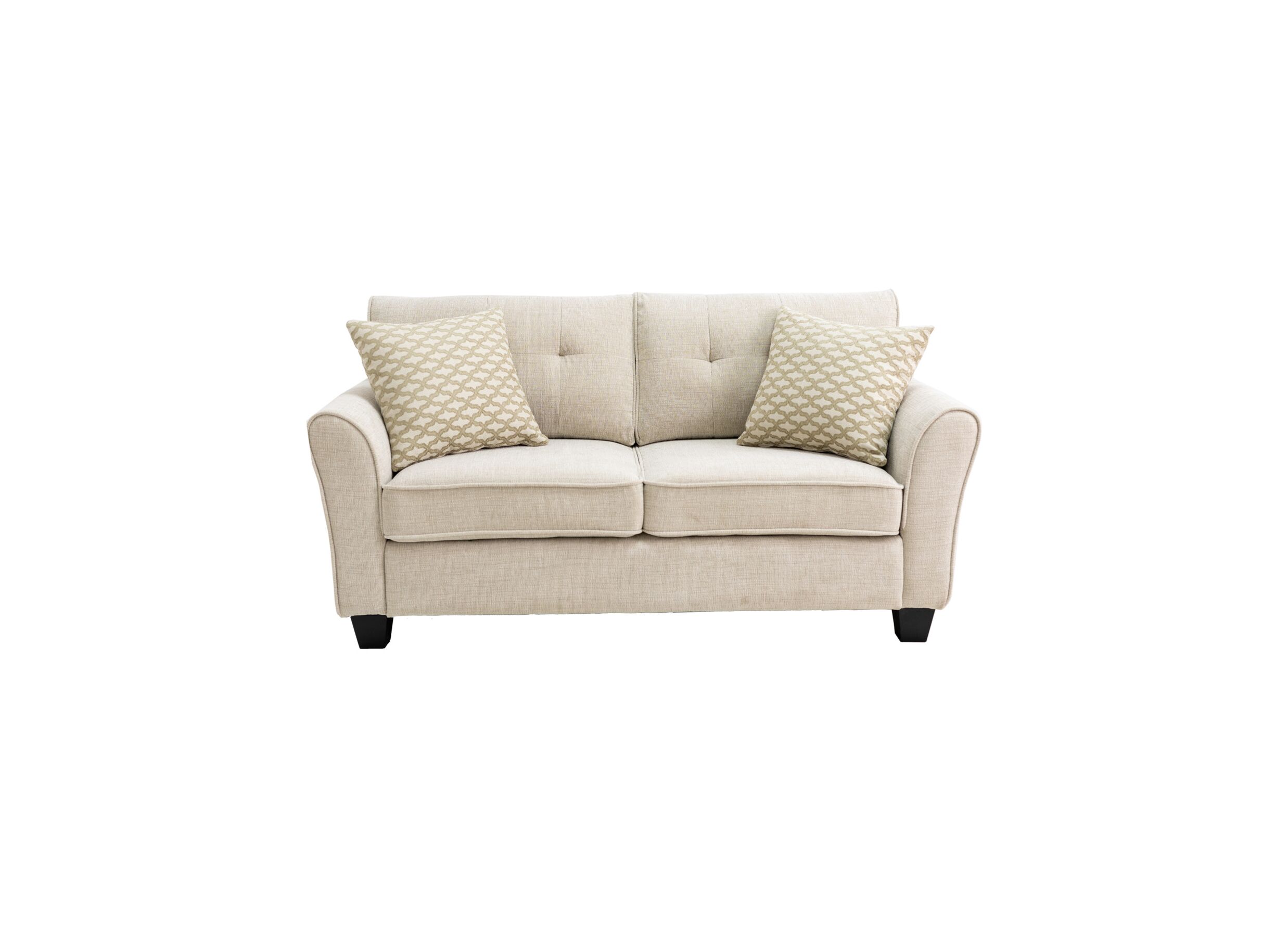 Plus Important - Canapé Road 2 places tissu beige