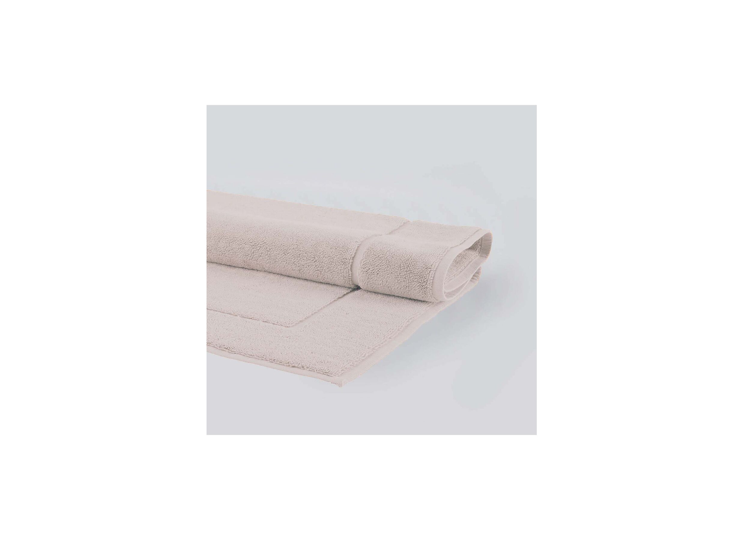 Foto ambiance - Tapis de bain London 60x60cm - tissu - cameo