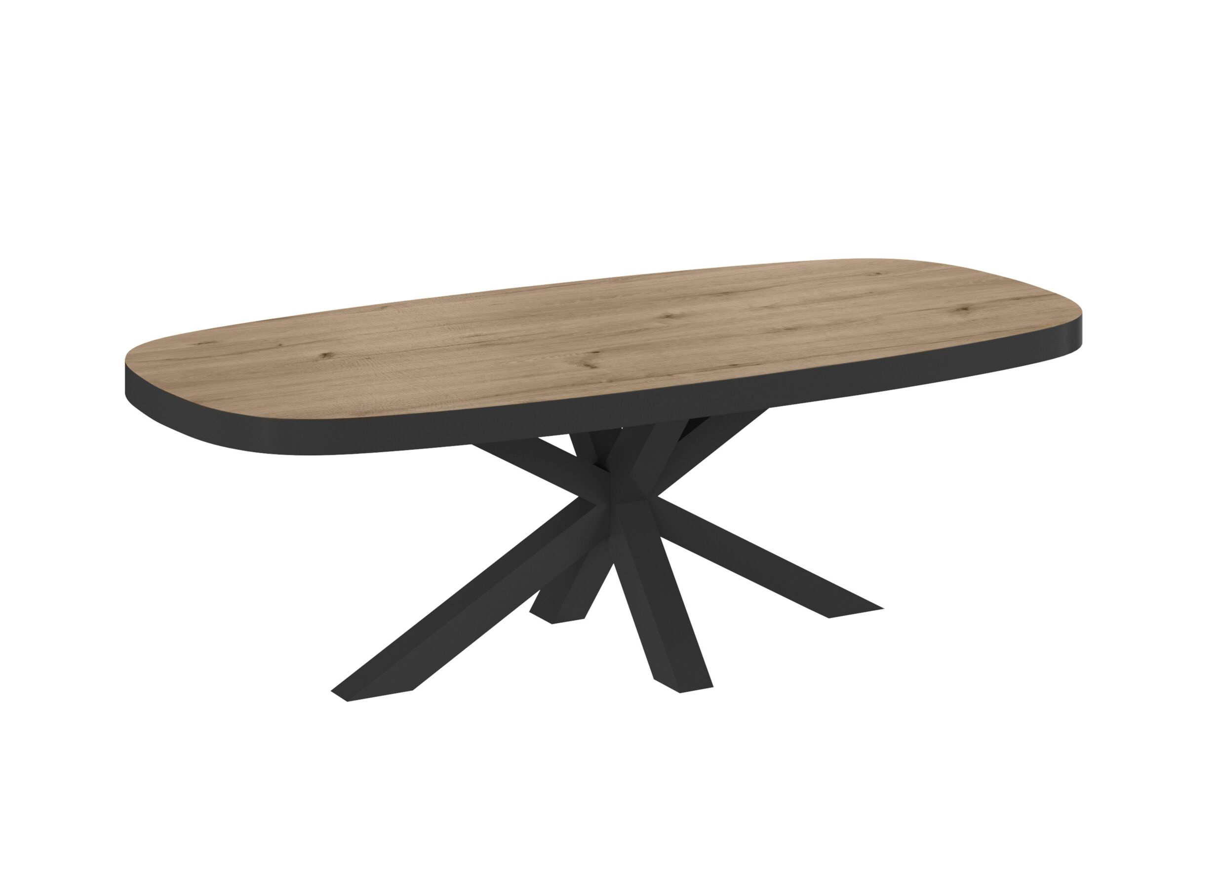 Hoofdfoto - Salontafel Kurt 129x66cm - decor - copper oak