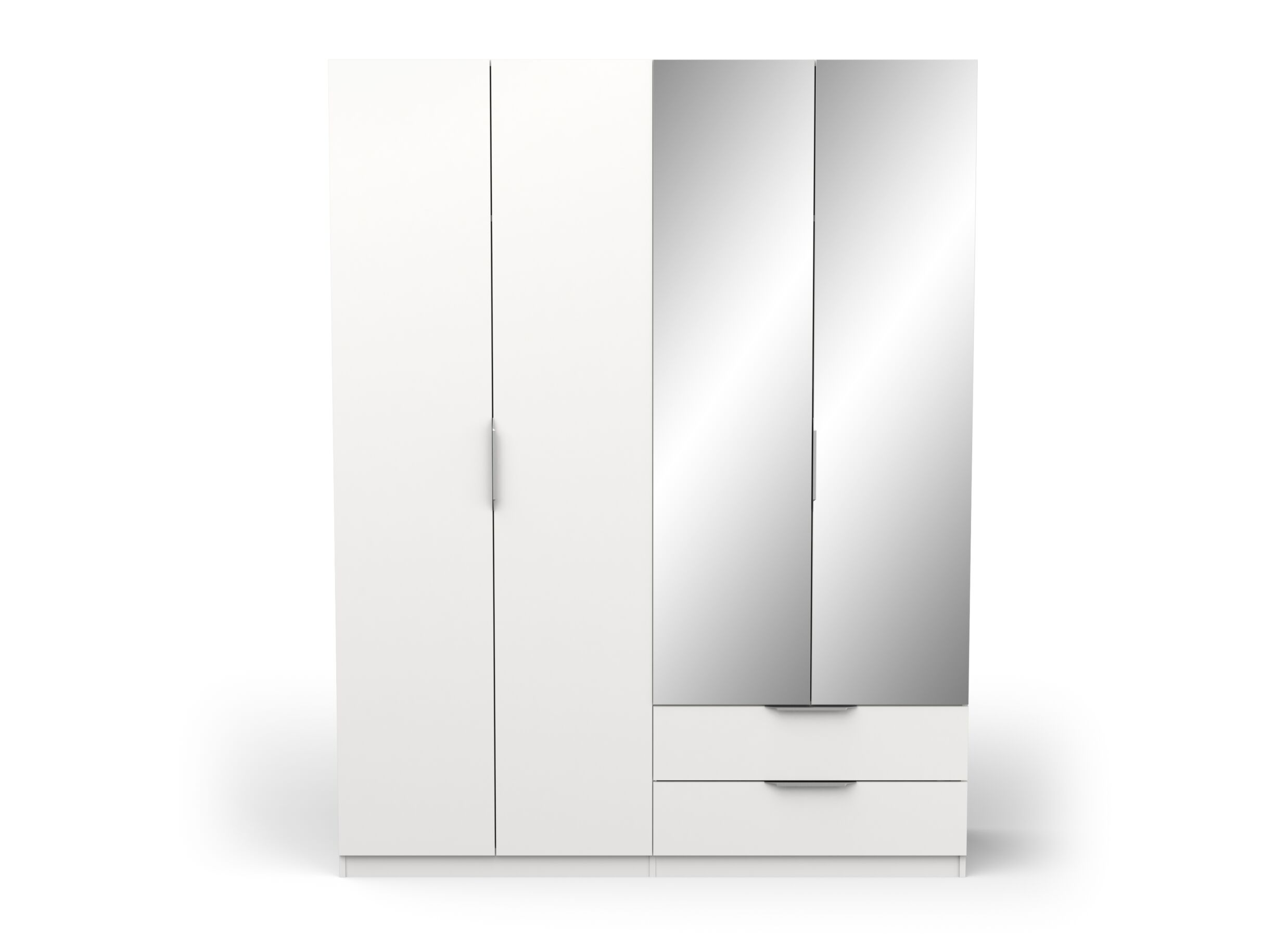 Kleerkast Ghost 157cm - decor - wit