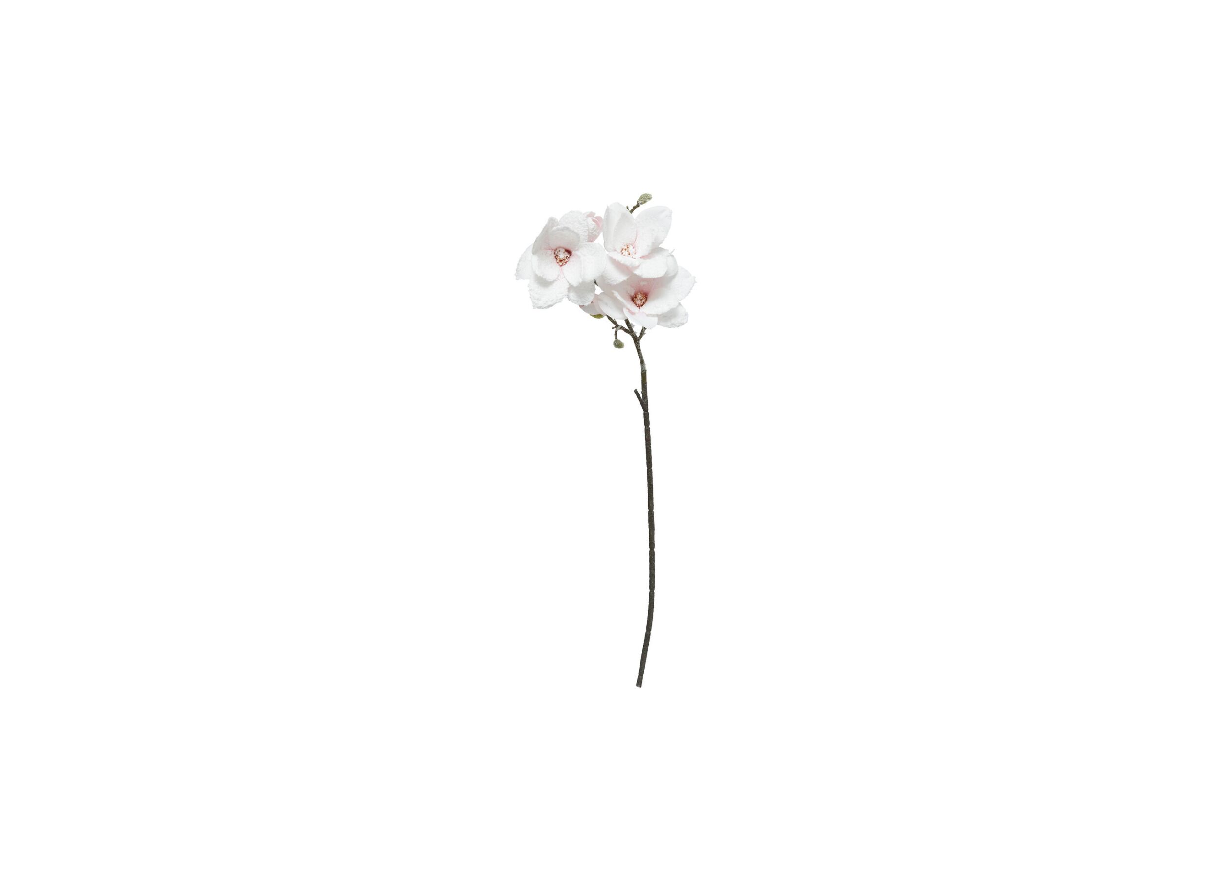 Decoratietak Magnolia H88cm polyester roze - Branche artificielle Magnolia H88cm polyester roze