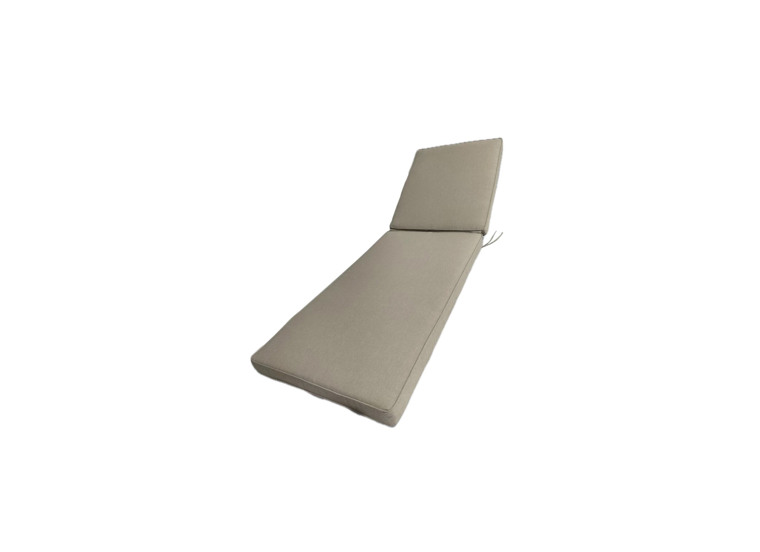 Ligbedkussen Summertime 190x62cm - polyestervezel - beige - Coussin chaise longue Summertime 190x62cm - fibre polyester - beige