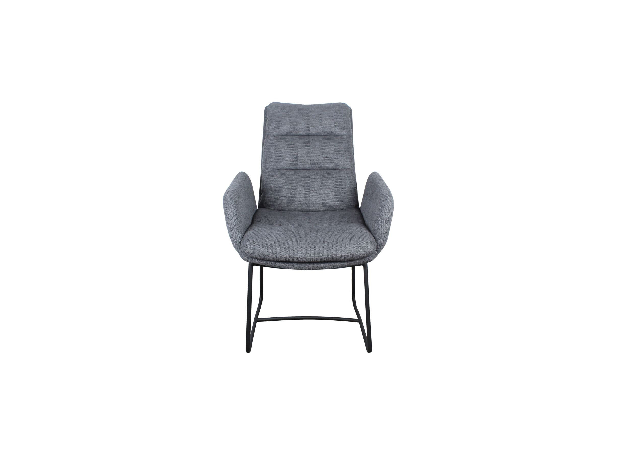 Stoel Crux 67x62x93cm - stof - grijs