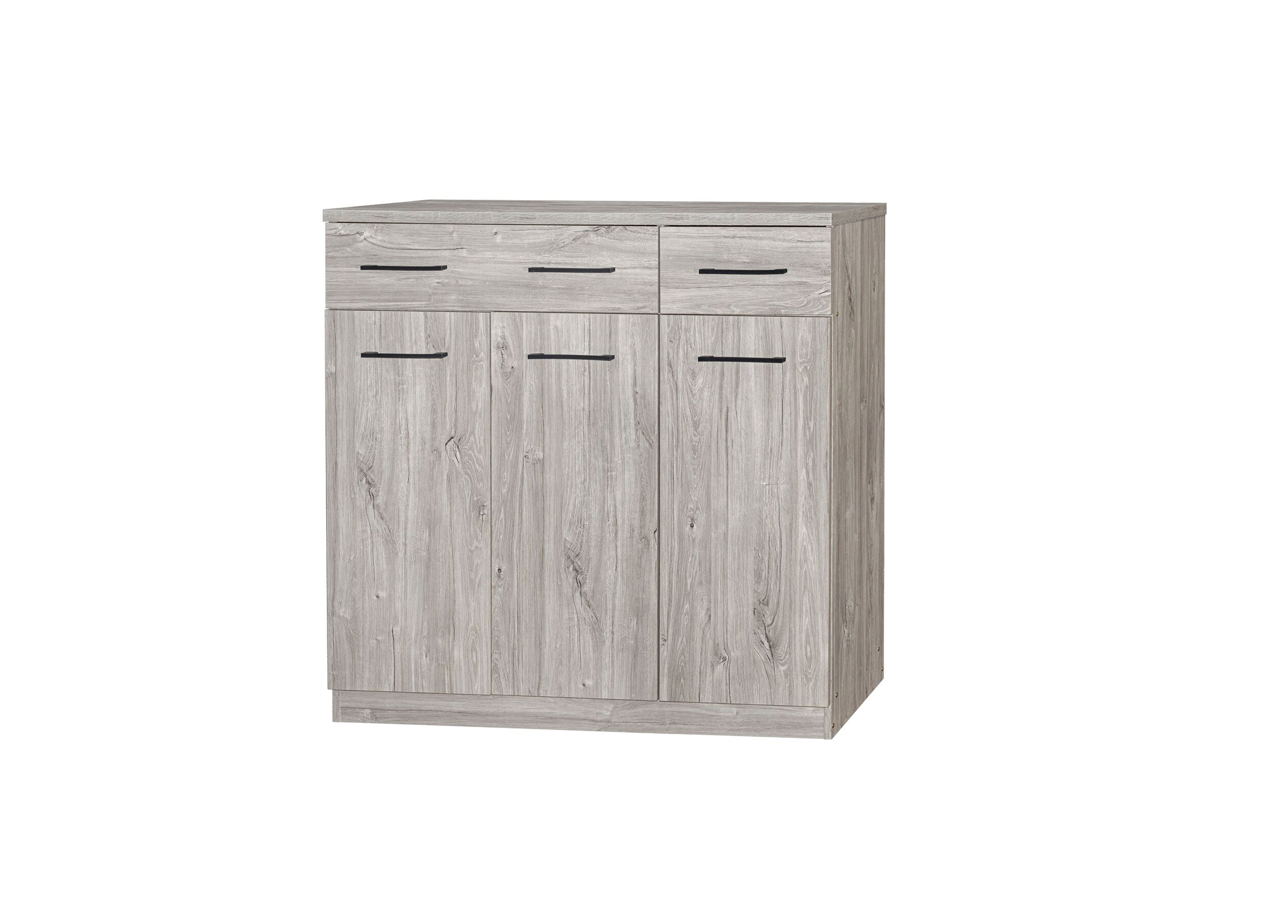 Commode Elmo 108x38x110cm - Commode Elmo 108x38x110cm - décor - new grey oak