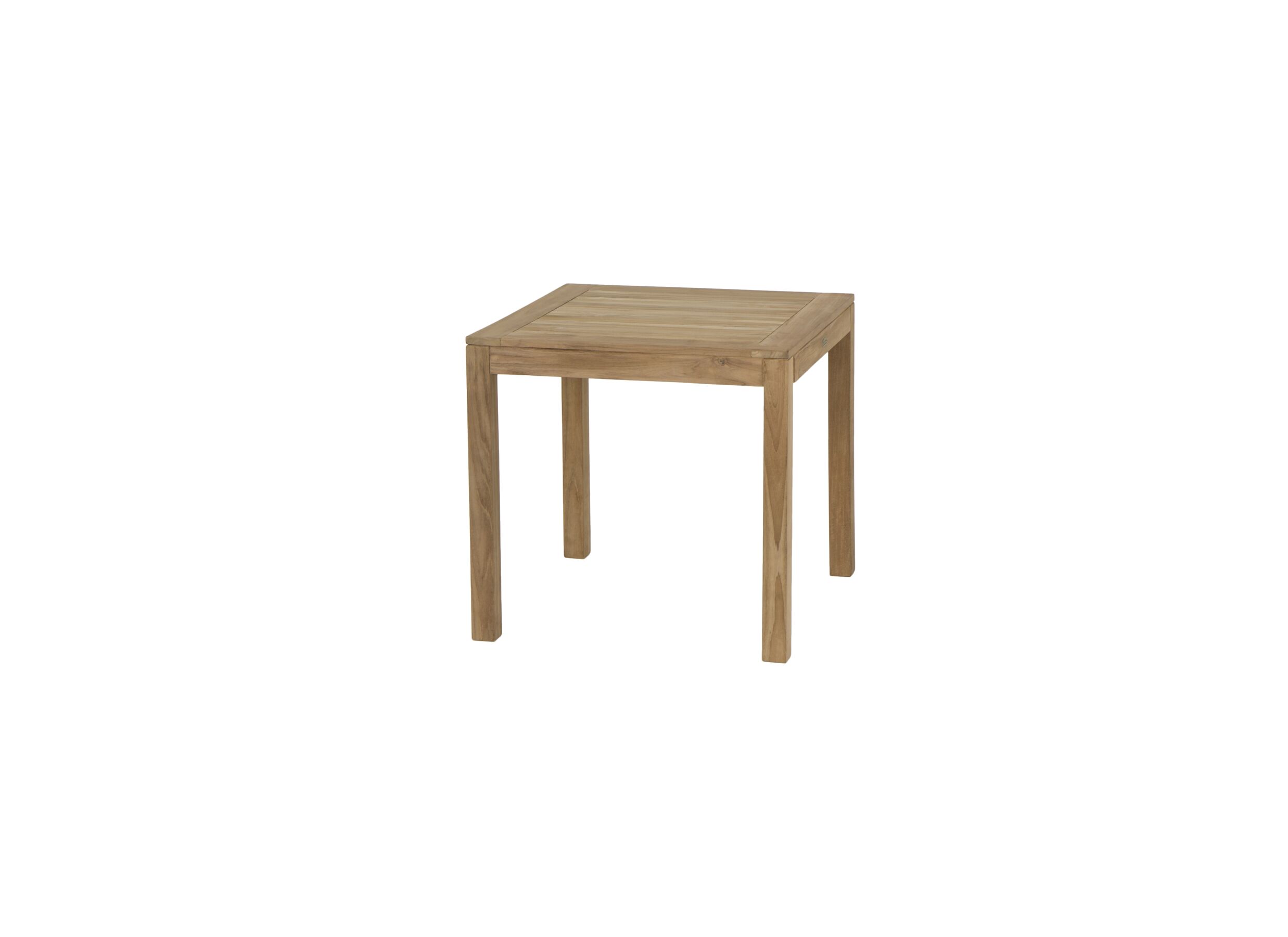 Plus Important - Table de jardin Voodoo 80x80cm - teck massif - naturel