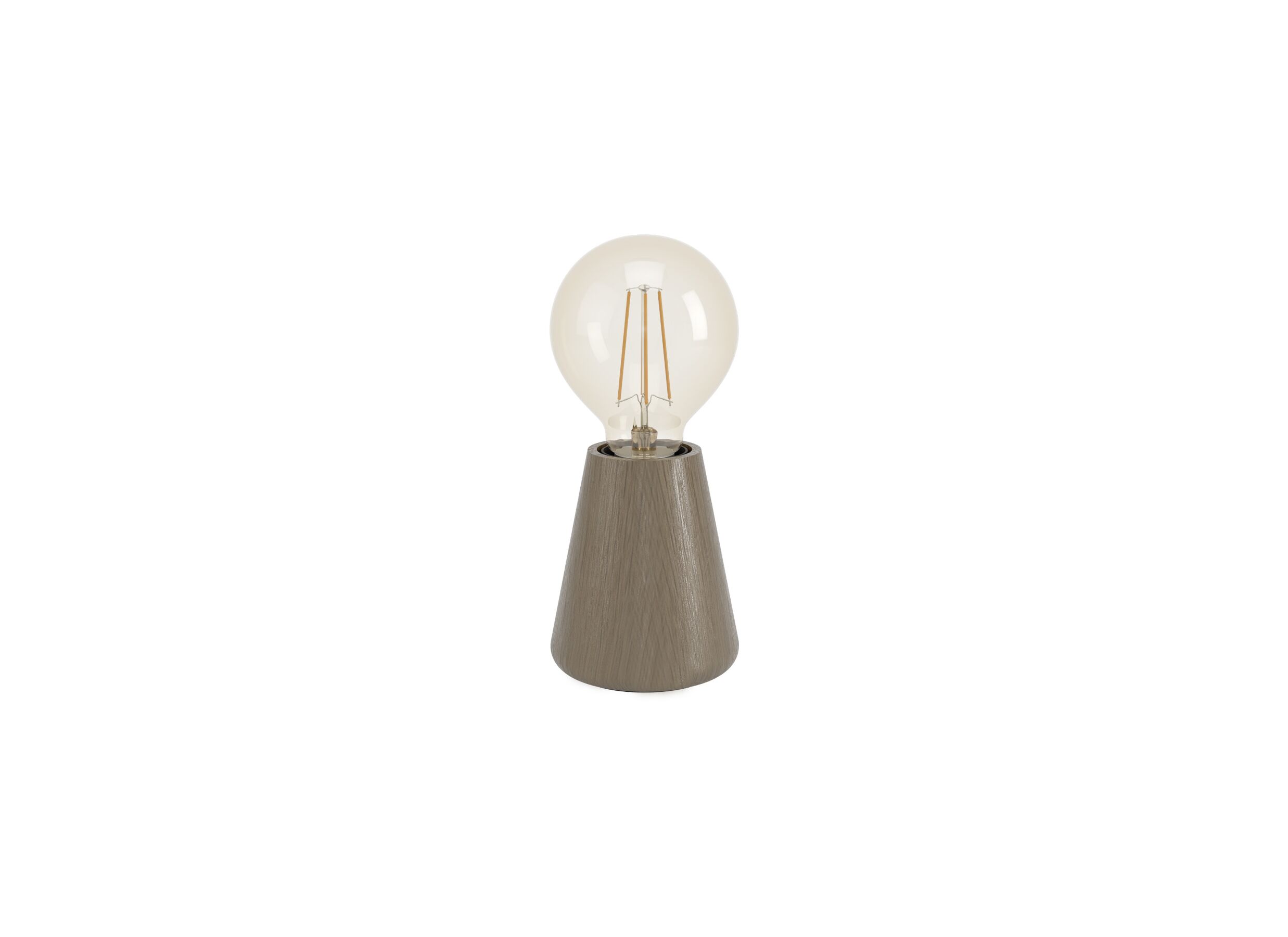 Tafellamp ASBY E27 H10cm hout donkerbruin - Tafellamp ASBY E27 H10cm hout donkerbruin