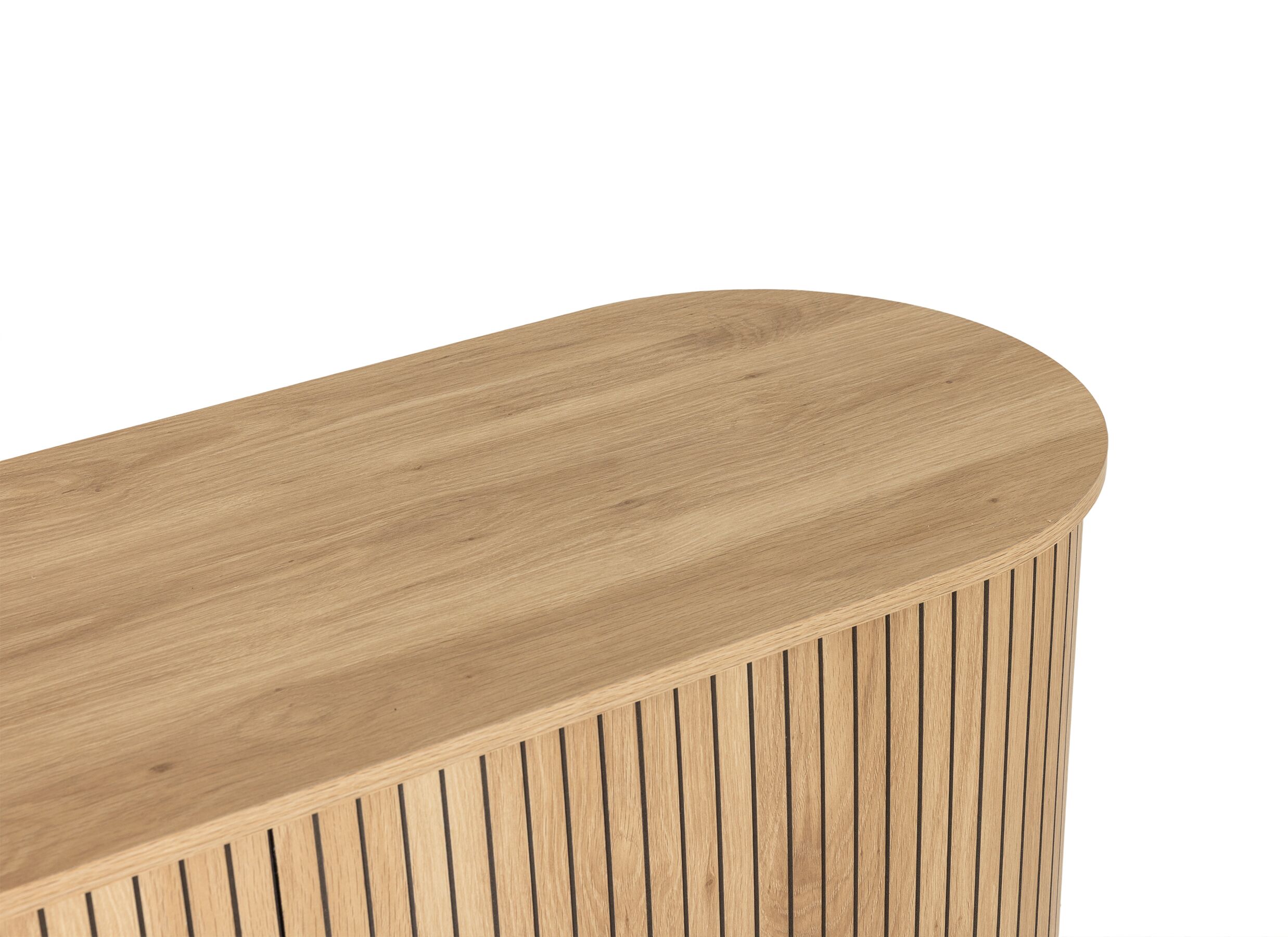 Detailfoto - Commode Craze 120x40x80cm - melamine - light oak