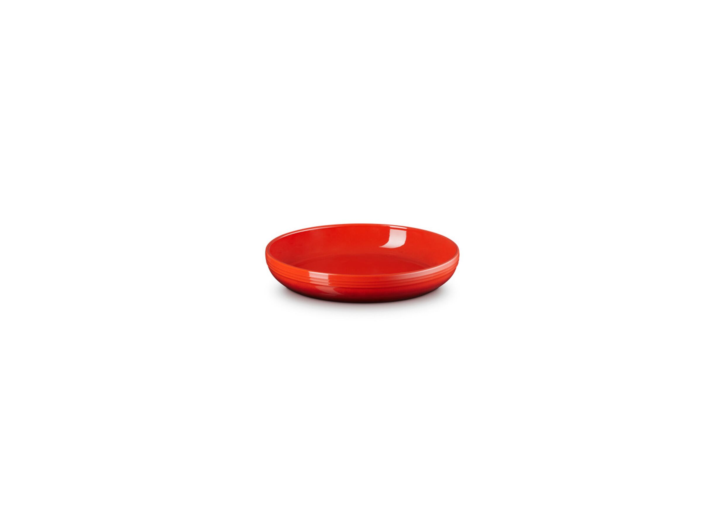 Diep bord Coupe Ø22cm - stoneware - kersenrood - Diep bord Coupe Ø22cm - stoneware - kersenrood