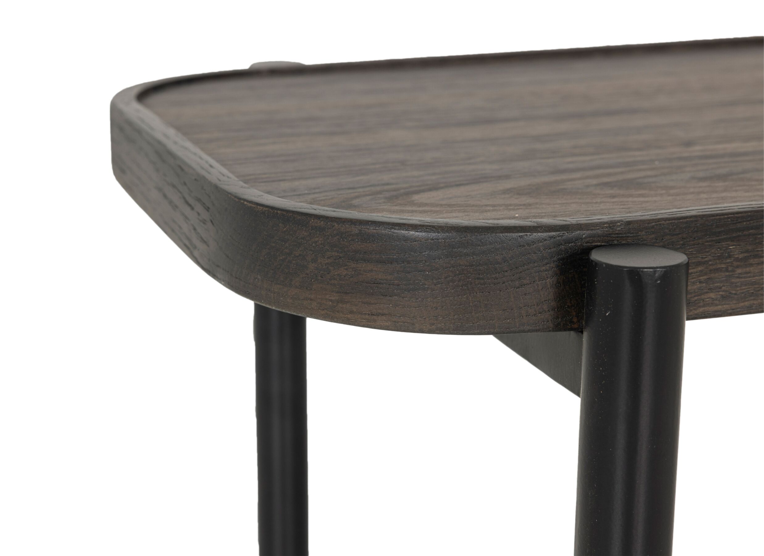 Detailfoto - Salontafel Trip 90x35cm - decor & laminaat - zwart