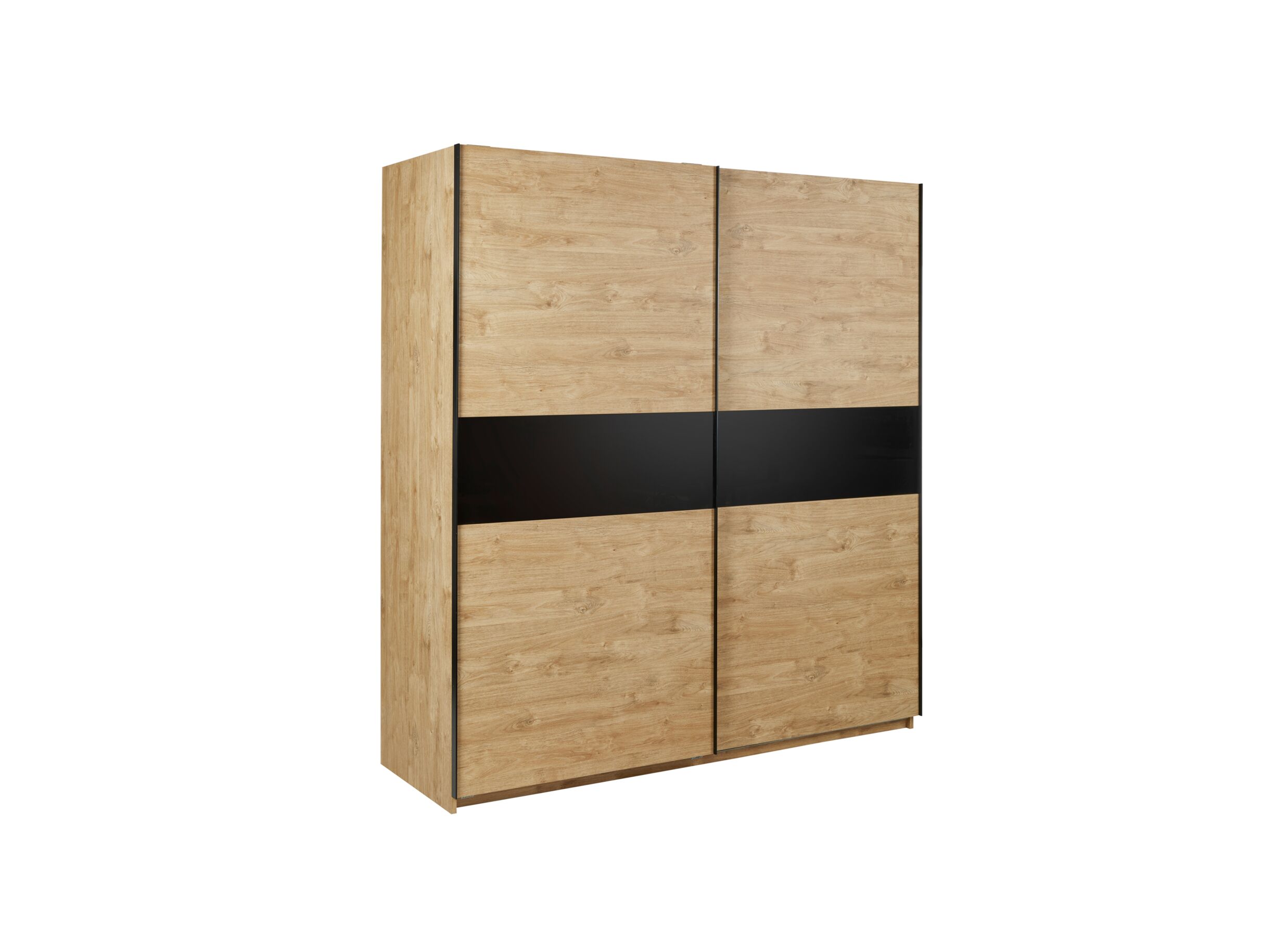 Armoire à portes coulissantes Clara 200cm - Armoire à portes coulissantes Clara 200cm - melamine - golden oak