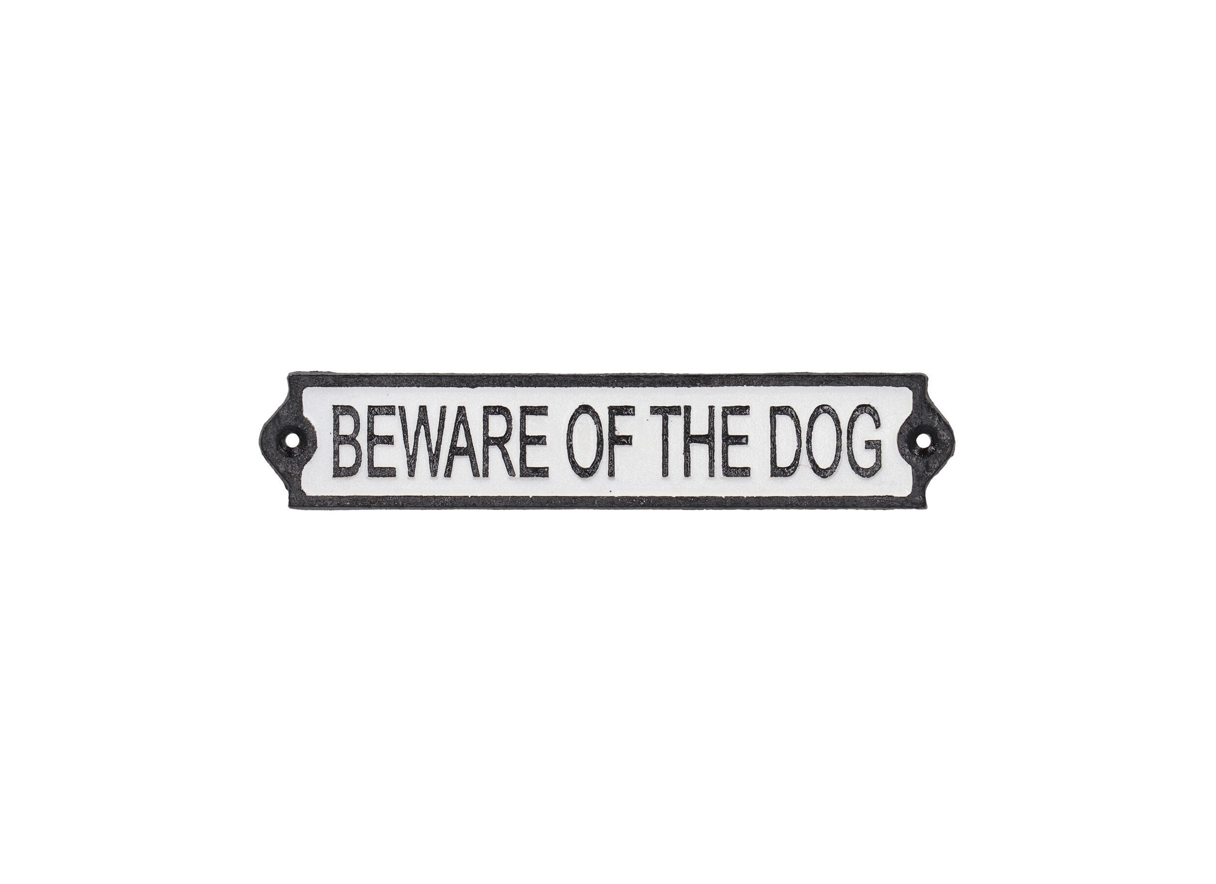 Hoofdfoto - Plakkaat Beware Of The Dog 5,1x25,8cm