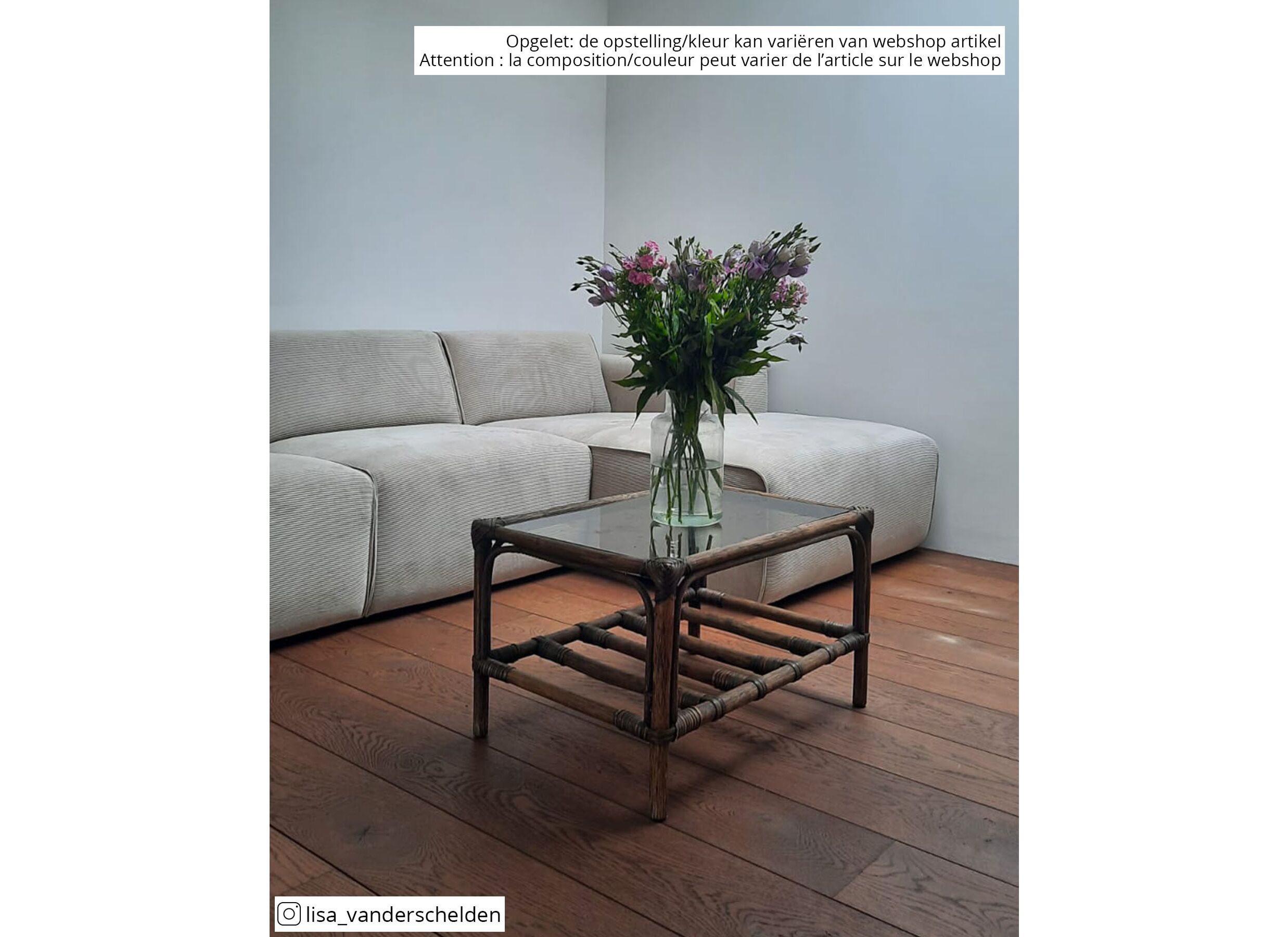 Hoeksalon Enjoy 227x161cm - stof - beige