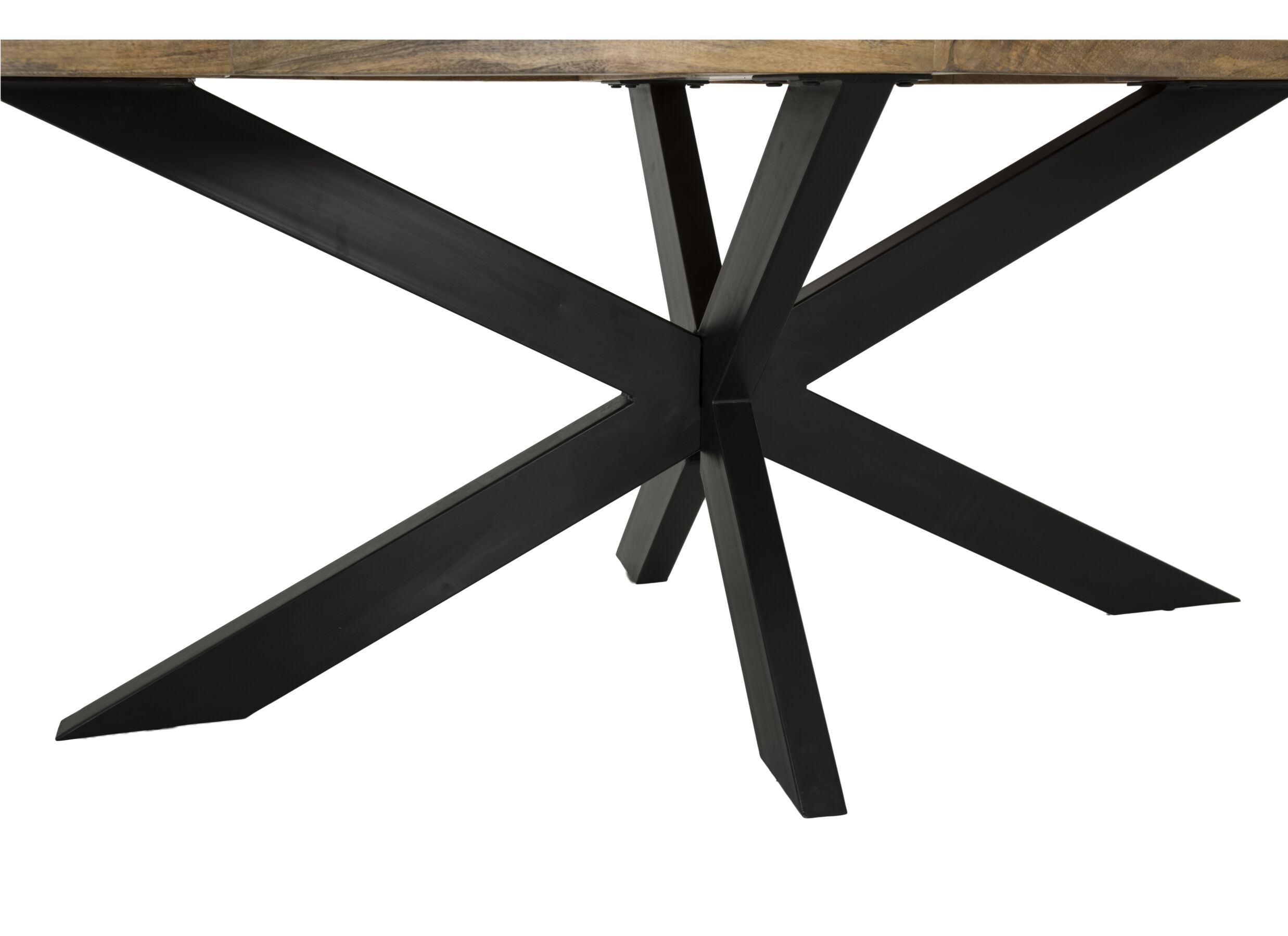 Detailfoto - Tafel Andaman 220x110cm - mango massief - naturel
