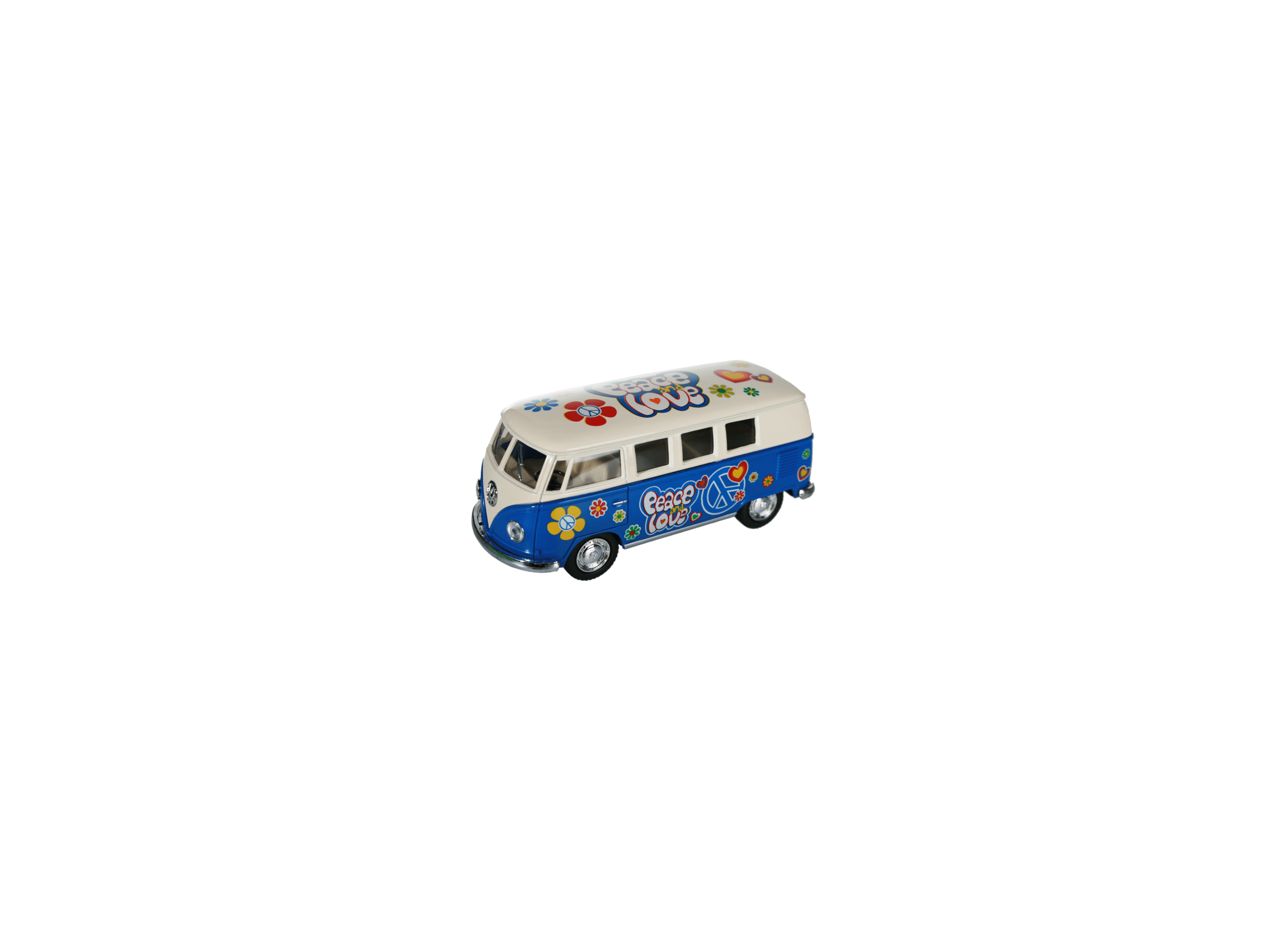 Detail - Car Model 1962 VW Bus Peace & Love