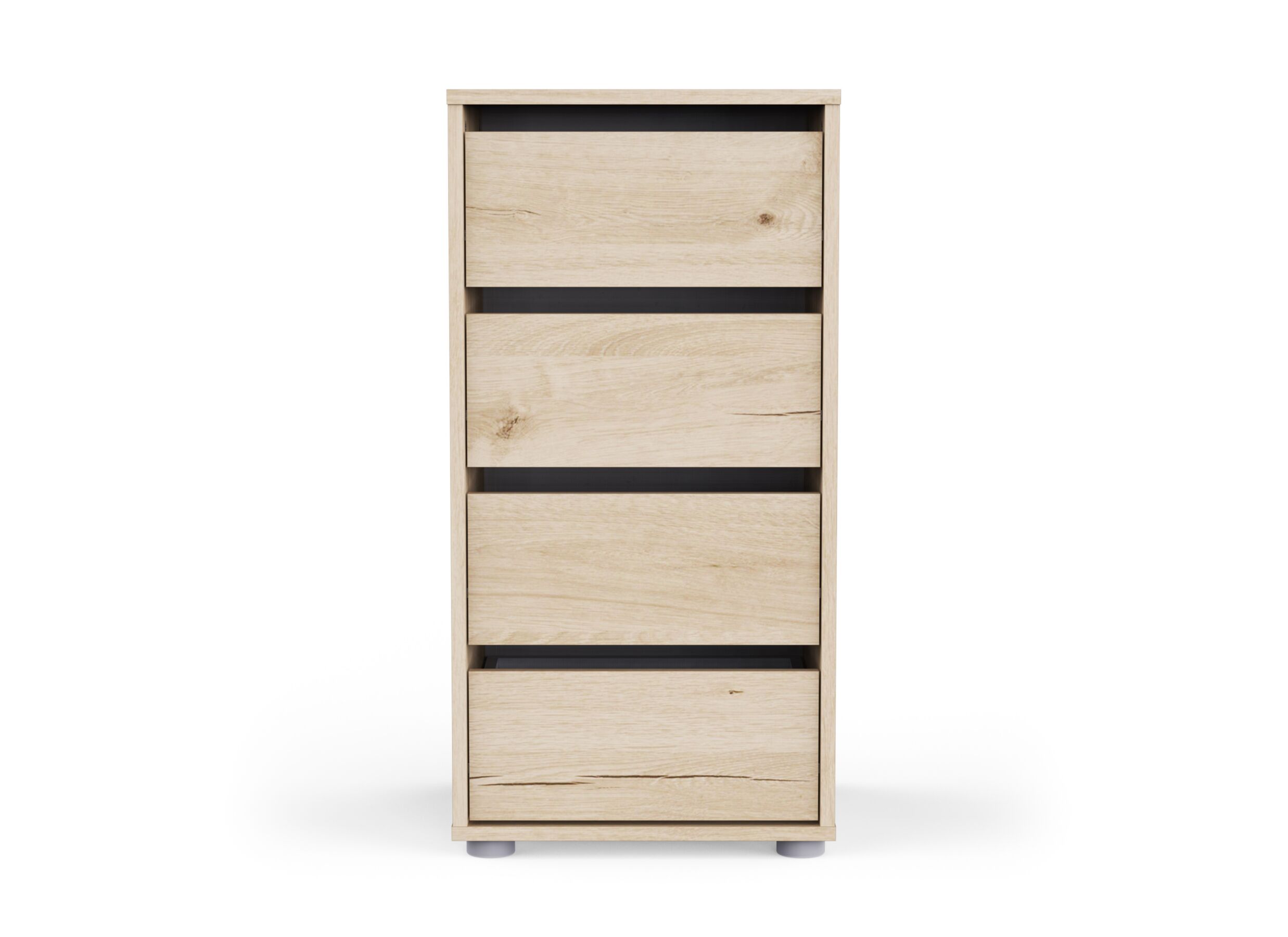 Aperçu - Commode Blokty 40x40x76cm - décor - chêne royal