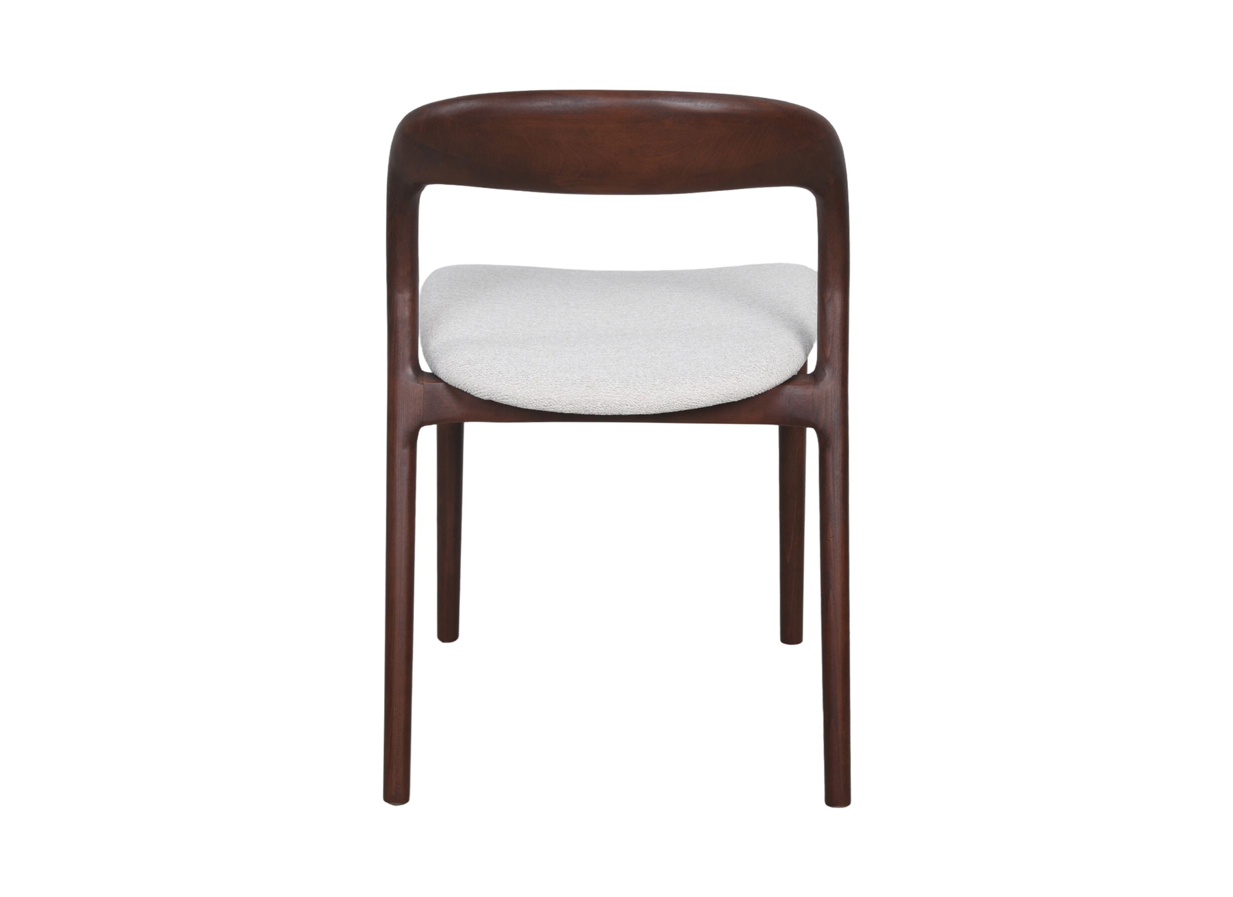 Overzichtsfoto - Stoel Pedro 49,5x57x77,5cm - beuk massief - dark walnut