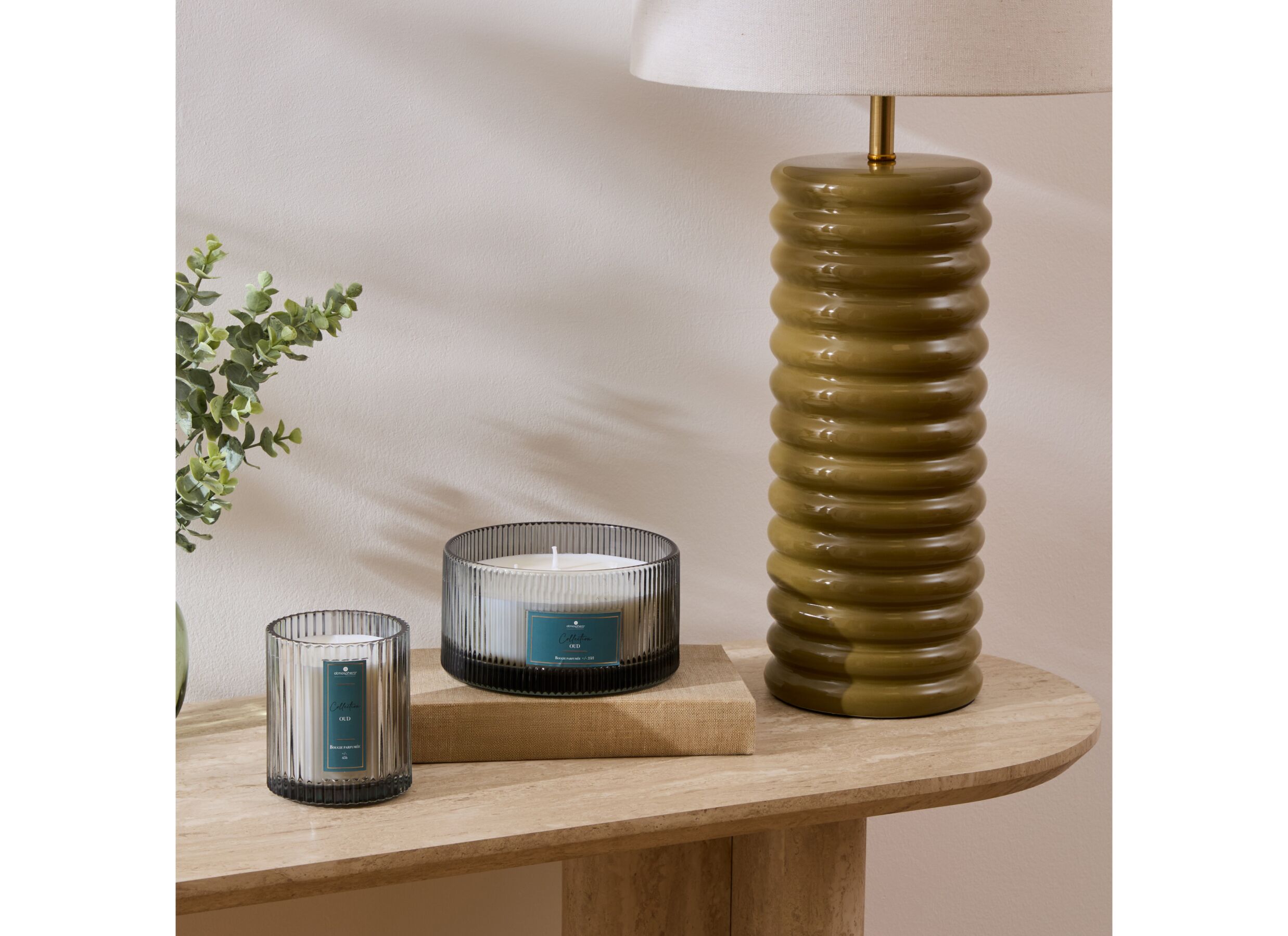 Sfeerfoto - Geurkaars Albie H8cm - oud