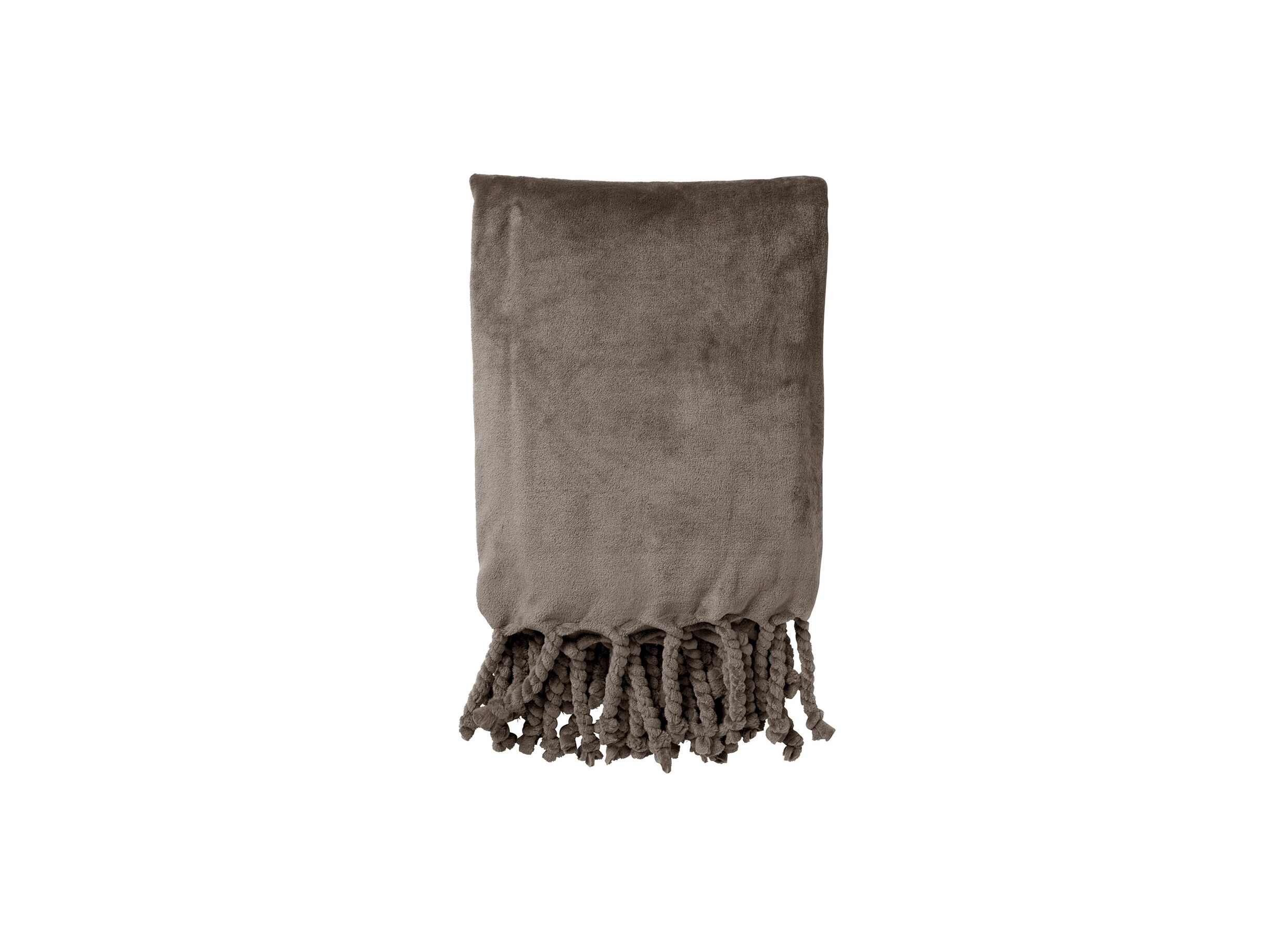Plaid Florijn 150x200cm polyester grijs