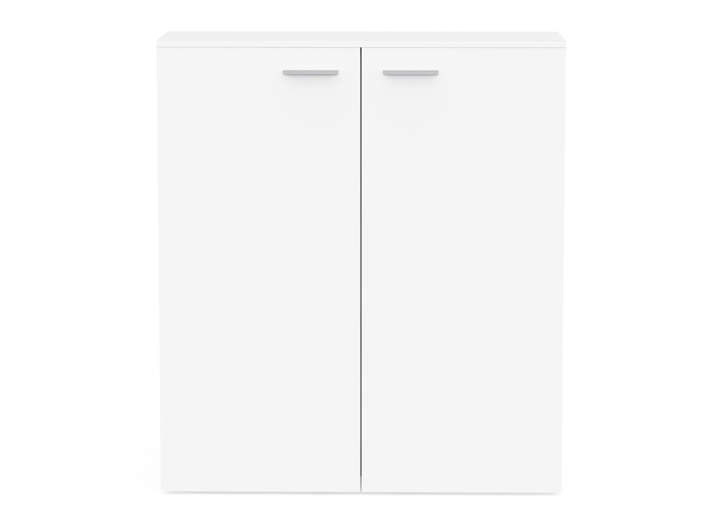 Aperçu - Armoire à chaussures Cube 100x33x114cm - décor - blanc