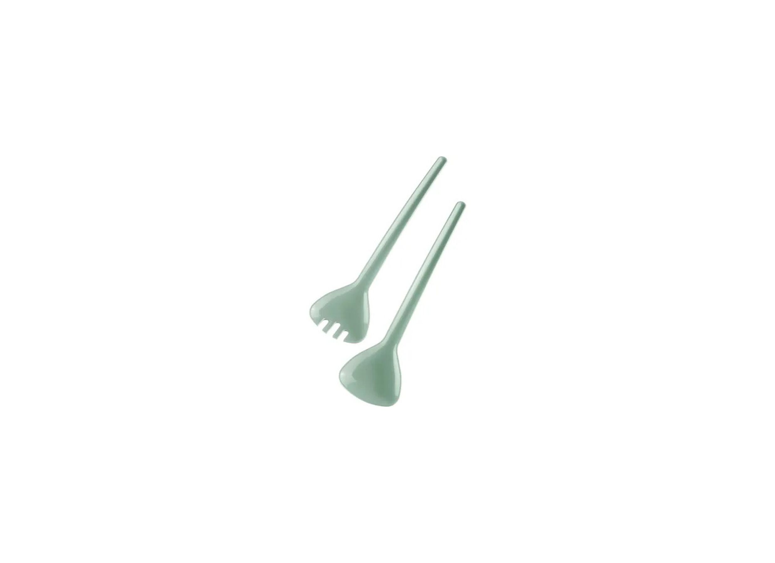 Hoofdfoto - Slabestek 26,6cm - kunststof - muntgroen 2-delig