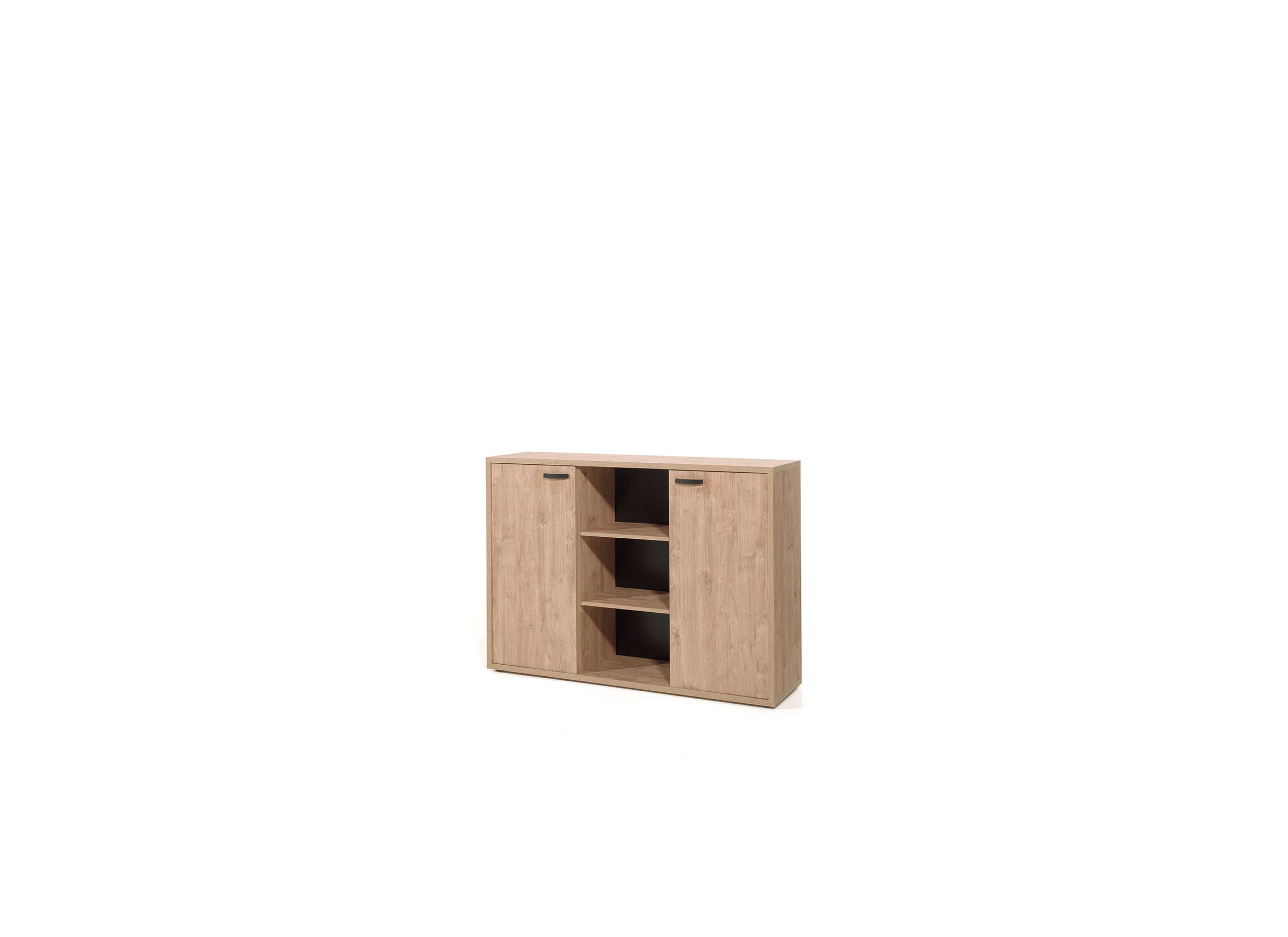 Opbergkast Capo 160x40x112cm - melamine - golden oak