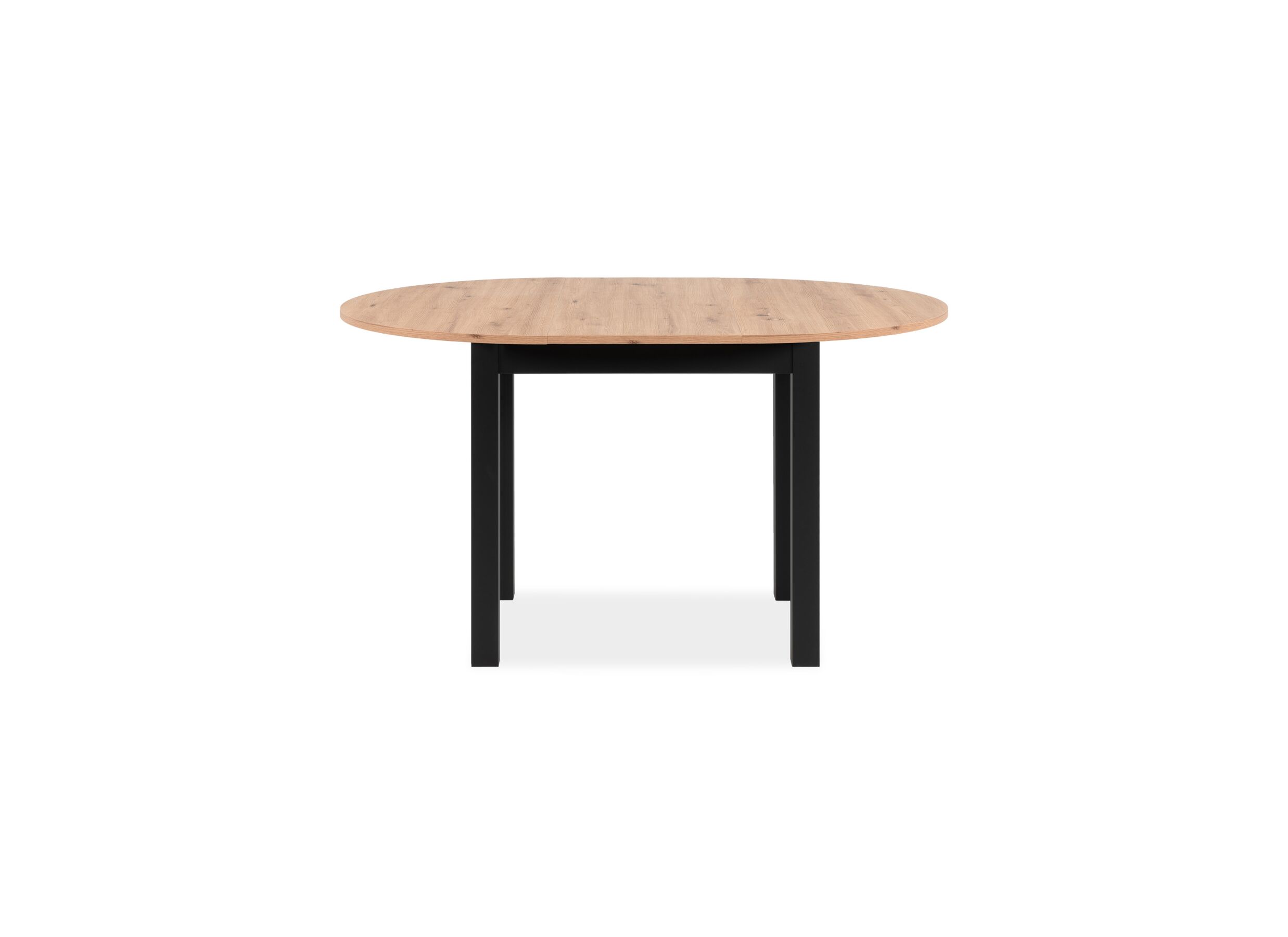 Overzichtsfoto - Ronde tafel Coburg 100/140x100cm - melamine - artisanal oak
