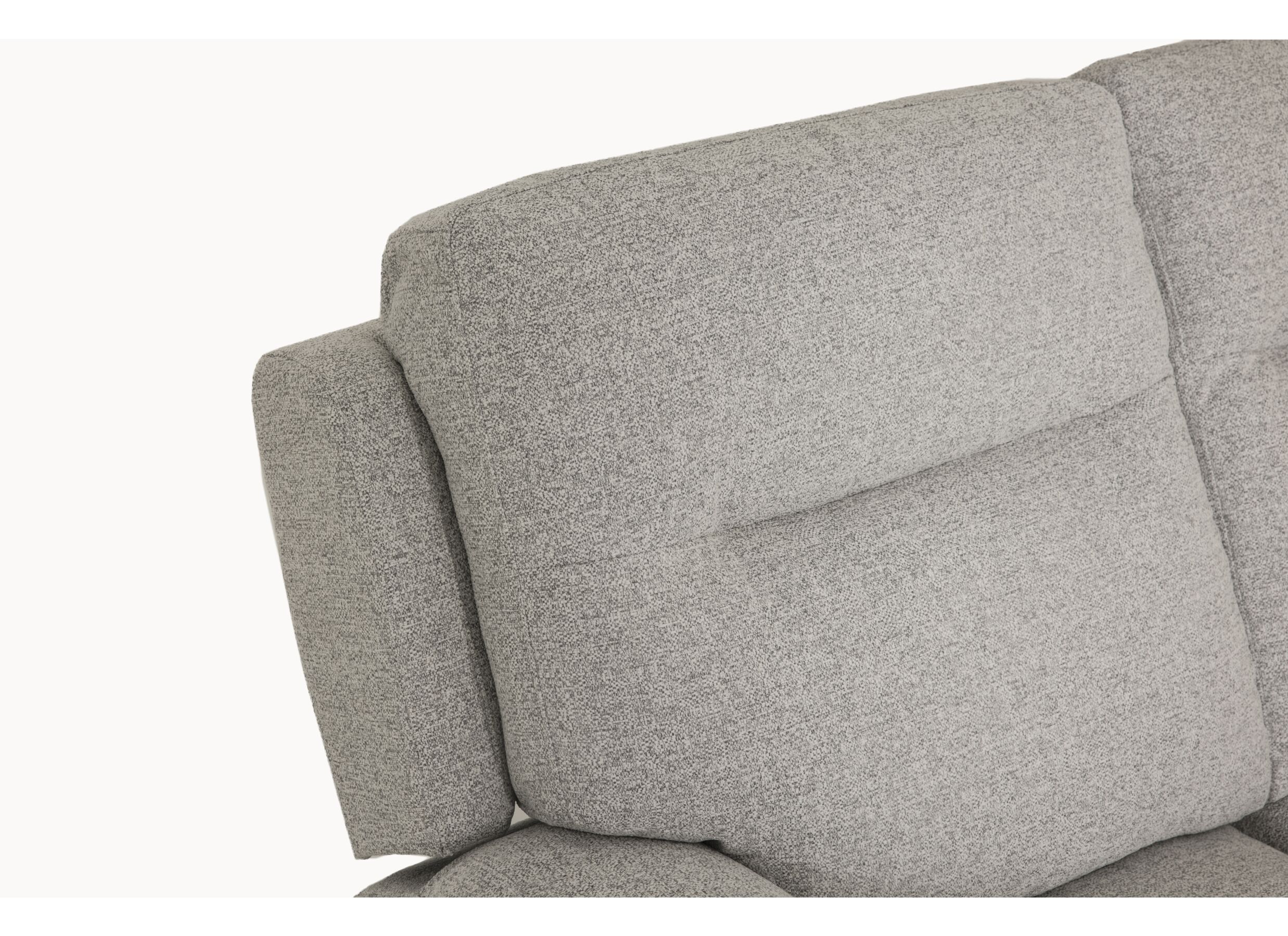 Zetel Saipan 2,5+2-zit - stof - grijs met relax