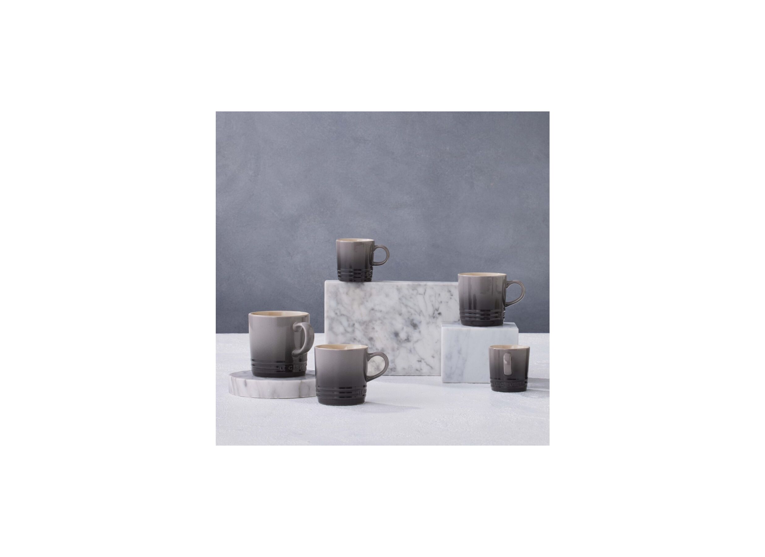 Setfoto - Mok Le Creuset 35cl flint