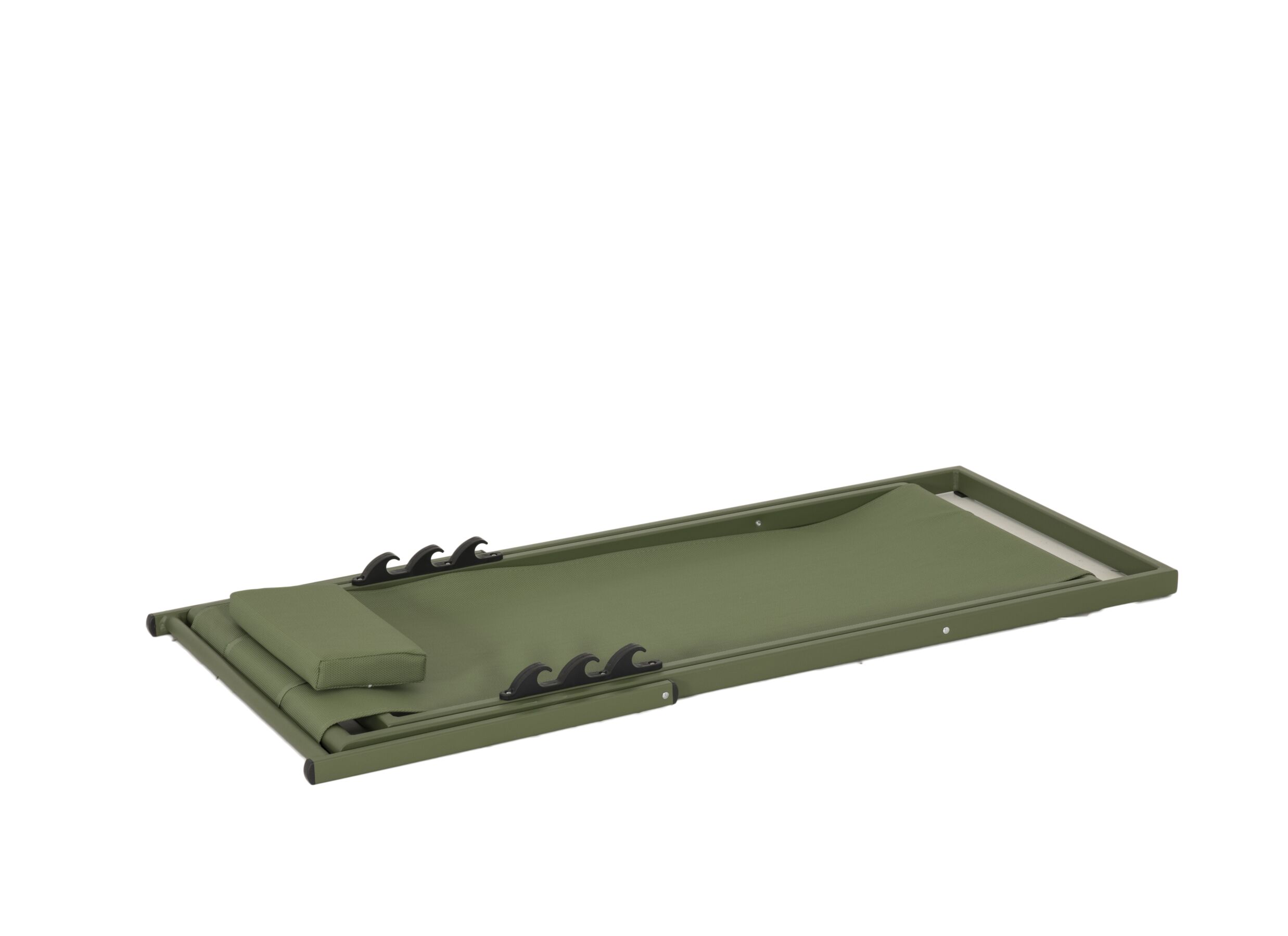 Detailfoto - Strandstoel Plage aluminium - groen