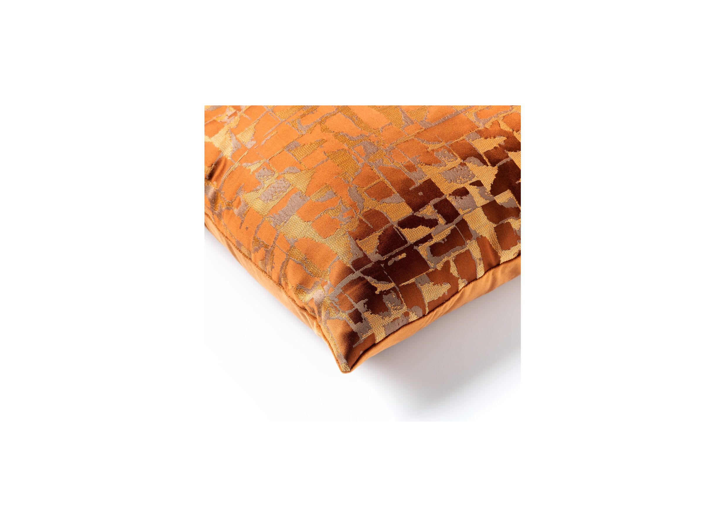 Detail - Coussin Liva 45x45cm - tissu - brown patina