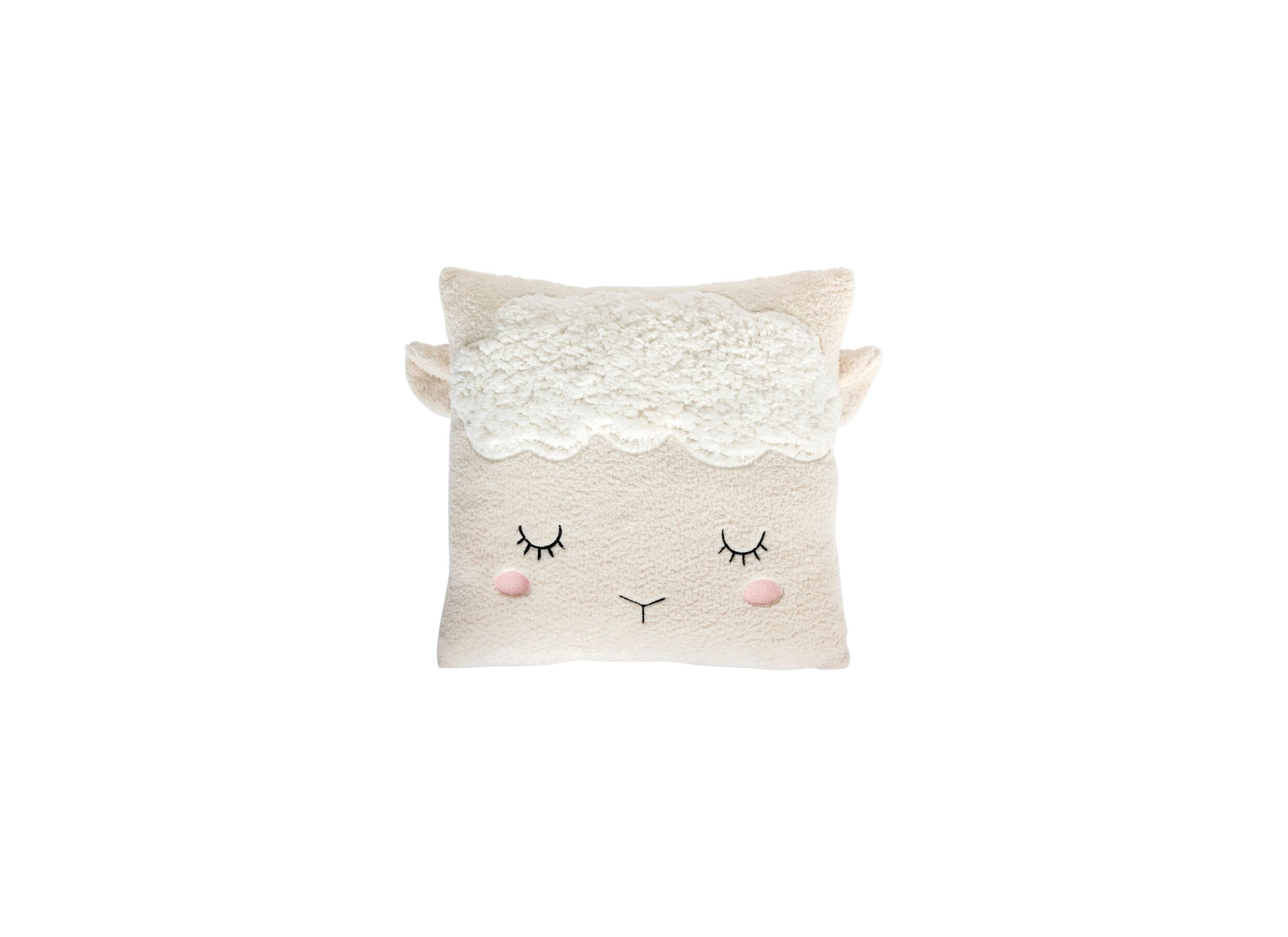 Hoofdfoto - Kussen Schaap 39x39cm - stof - beige