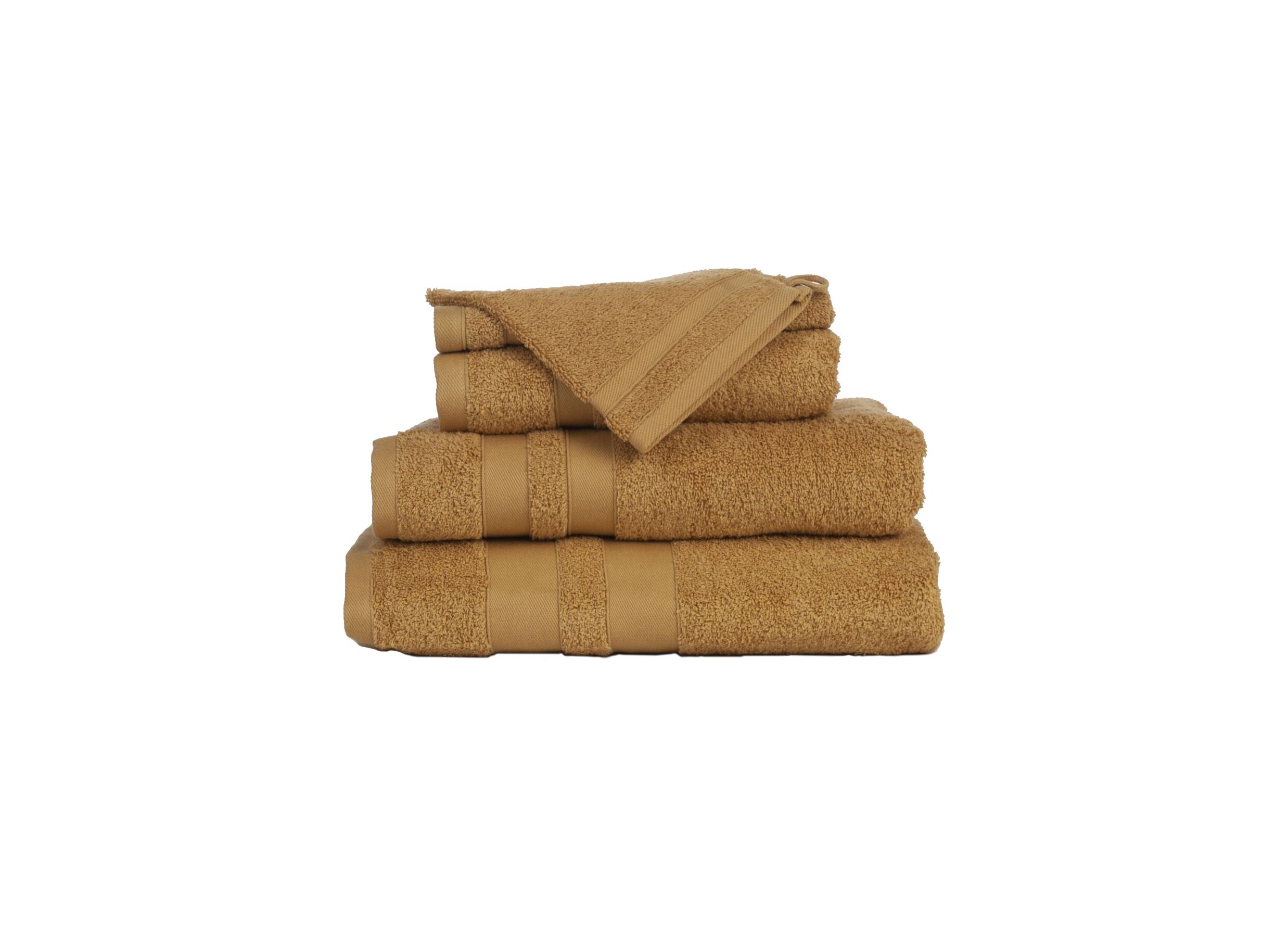Gant de toilette Katharina 17x22cm mustard - Gant de toilette Katharina 16x21cm mustard