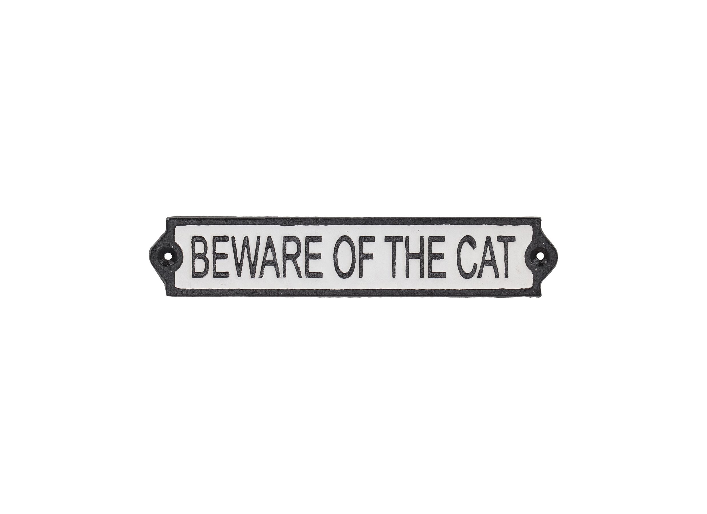 Hoofdfoto - Plakkaat Beware Of The Cat 5,1x25,8cm