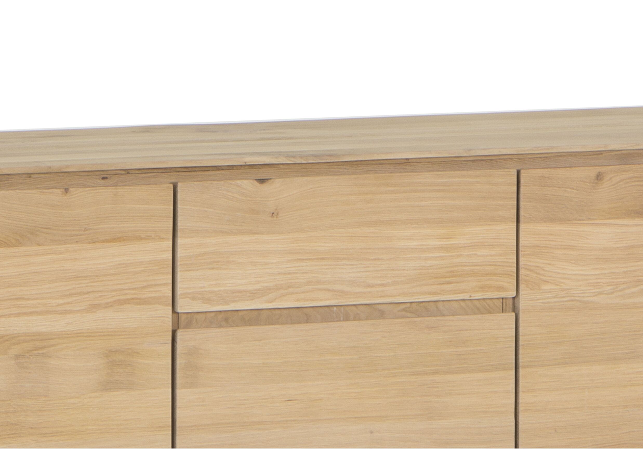 Buffet Caviar 170cm - chêne massif & décor - naturel
