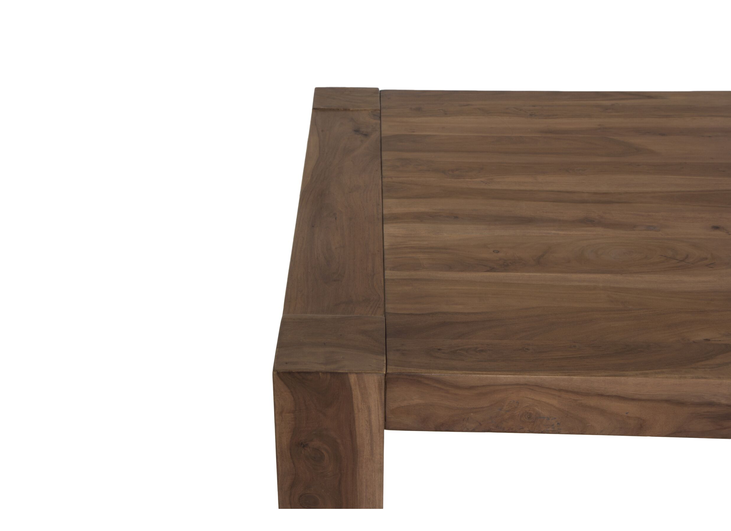Table Carbone 200x100cm - sheesham massif - naturel