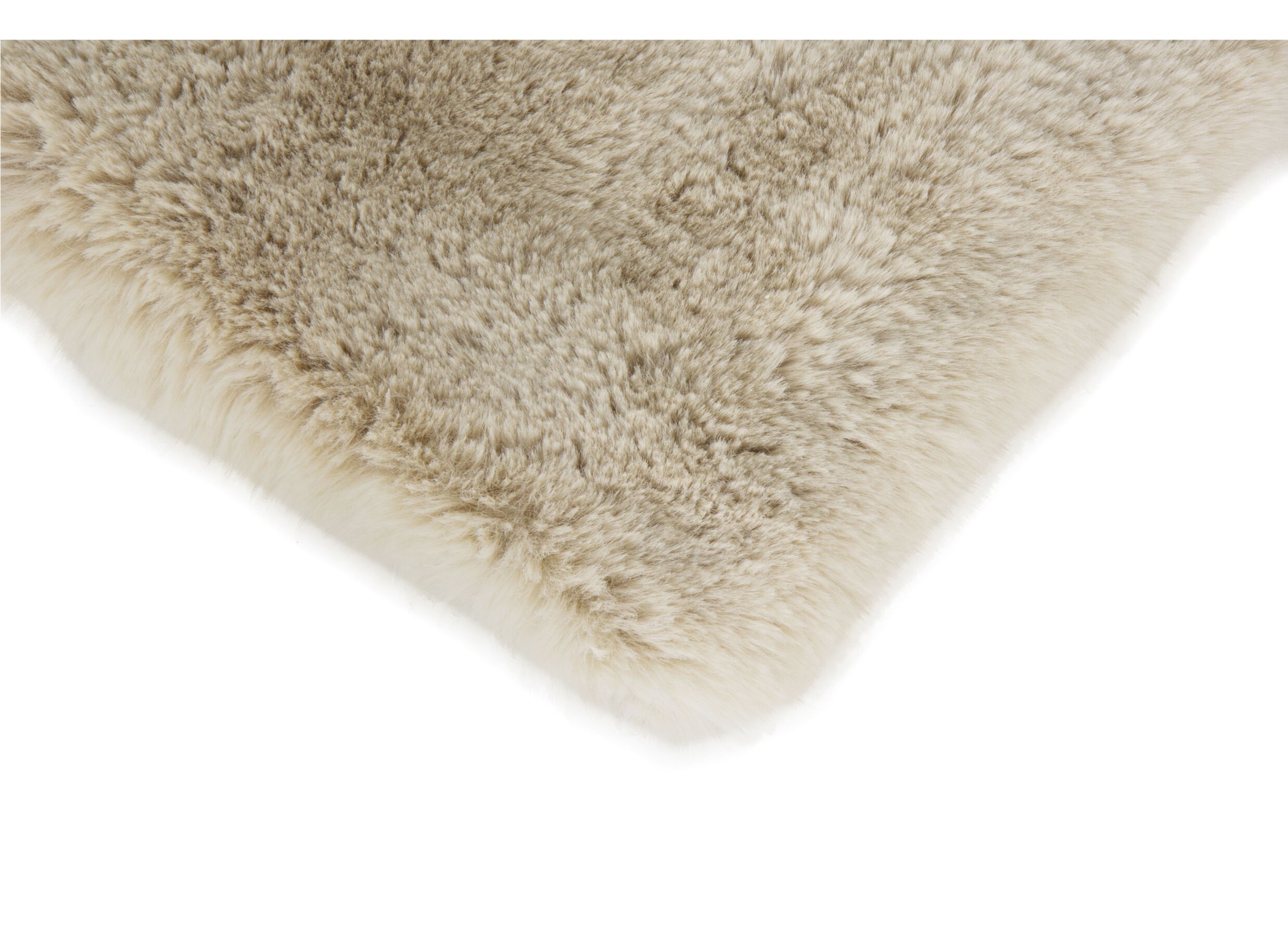 Tapis rond Texel Ø120cm - polyester - beige